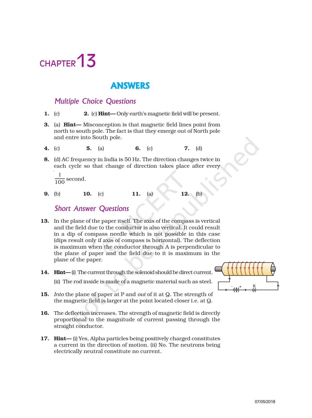 NCERT Exemplar Class 10: Science Answers - Page 51