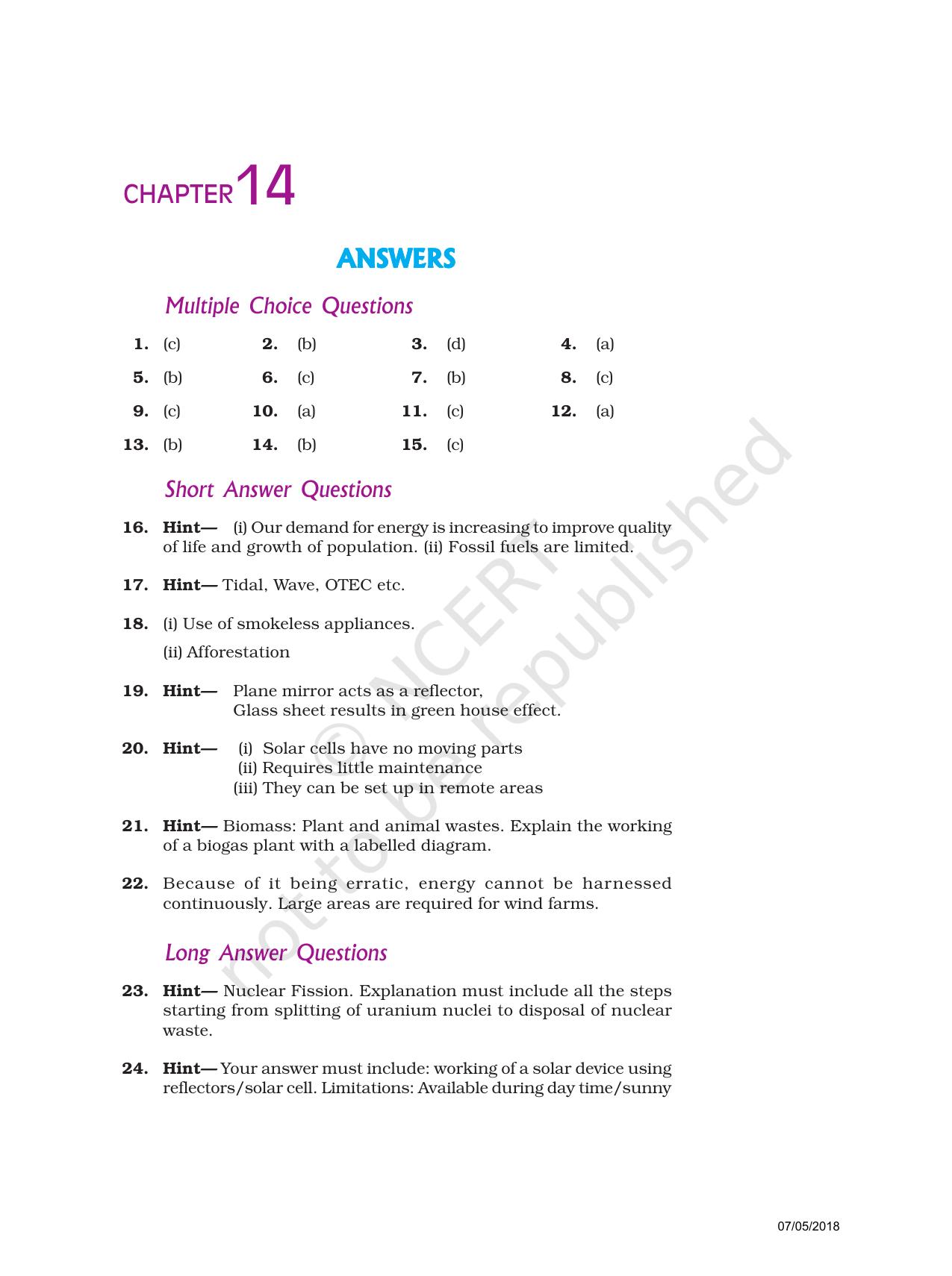 NCERT Exemplar Class 10: Science Answers - Page 55