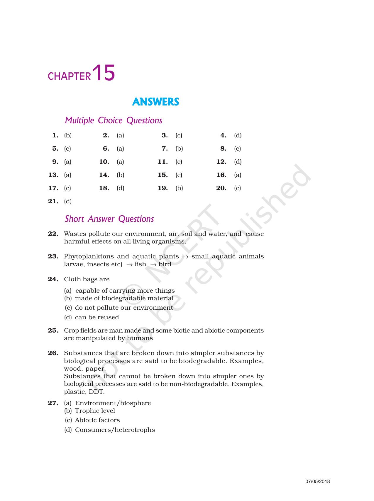 NCERT Exemplar Class 10: Science Answers - Page 57