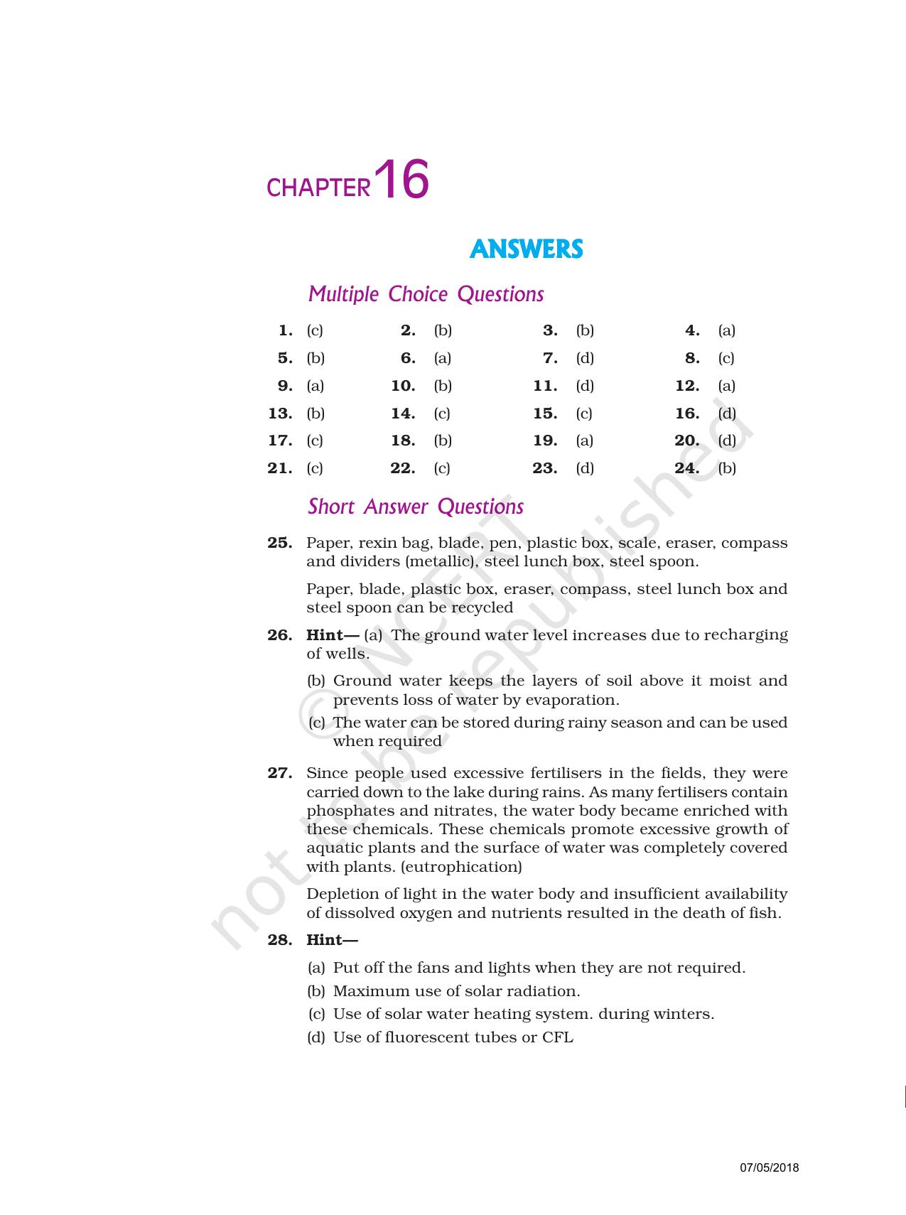 NCERT Exemplar Class 10: Science Answers - Page 60