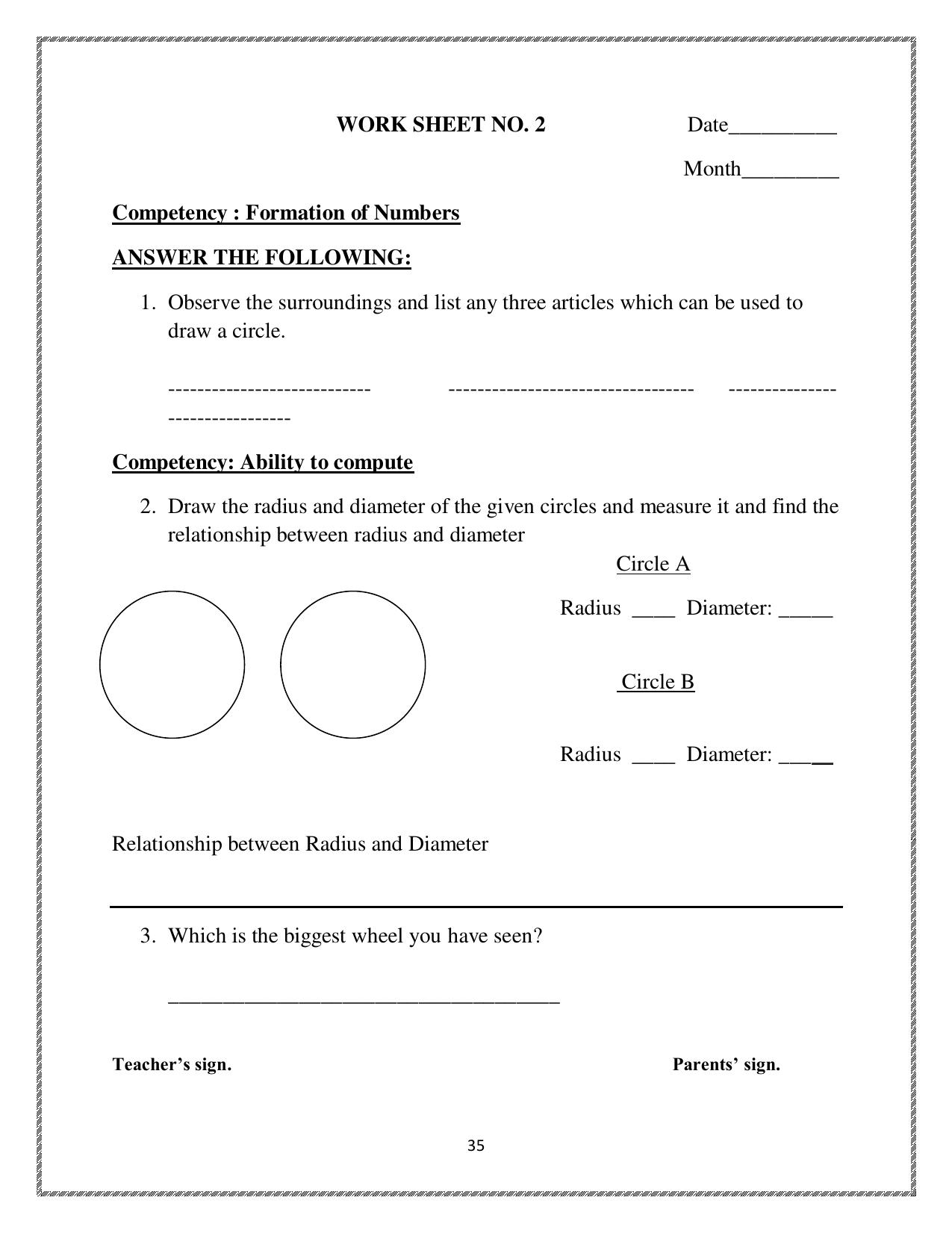 Worksheet for Class 4 Maths Carts and Wheels Assignment 3 - Page 1