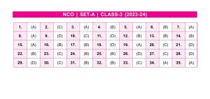 SOF NCO 2023 Class 3 SET A Answer Key