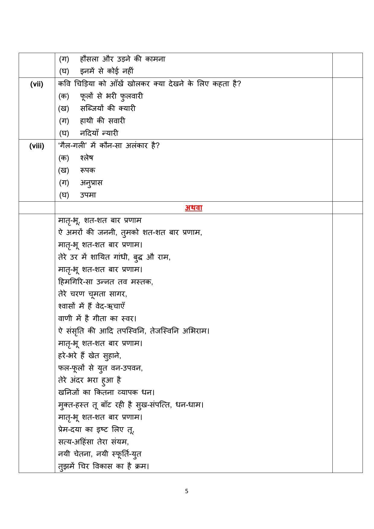 Edudel Class 11 Hindi Sample Question Paper - Page 5