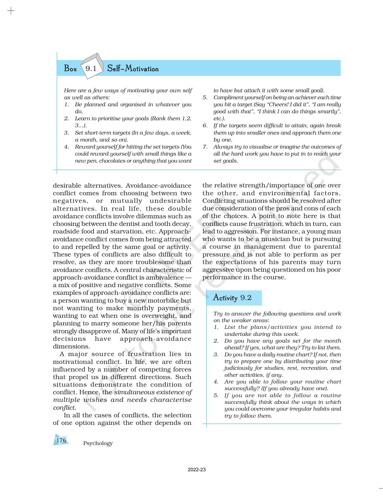 NCERT Book for Class 11 Psychology Chapter 9 Motivation and Emotion - Page 8
