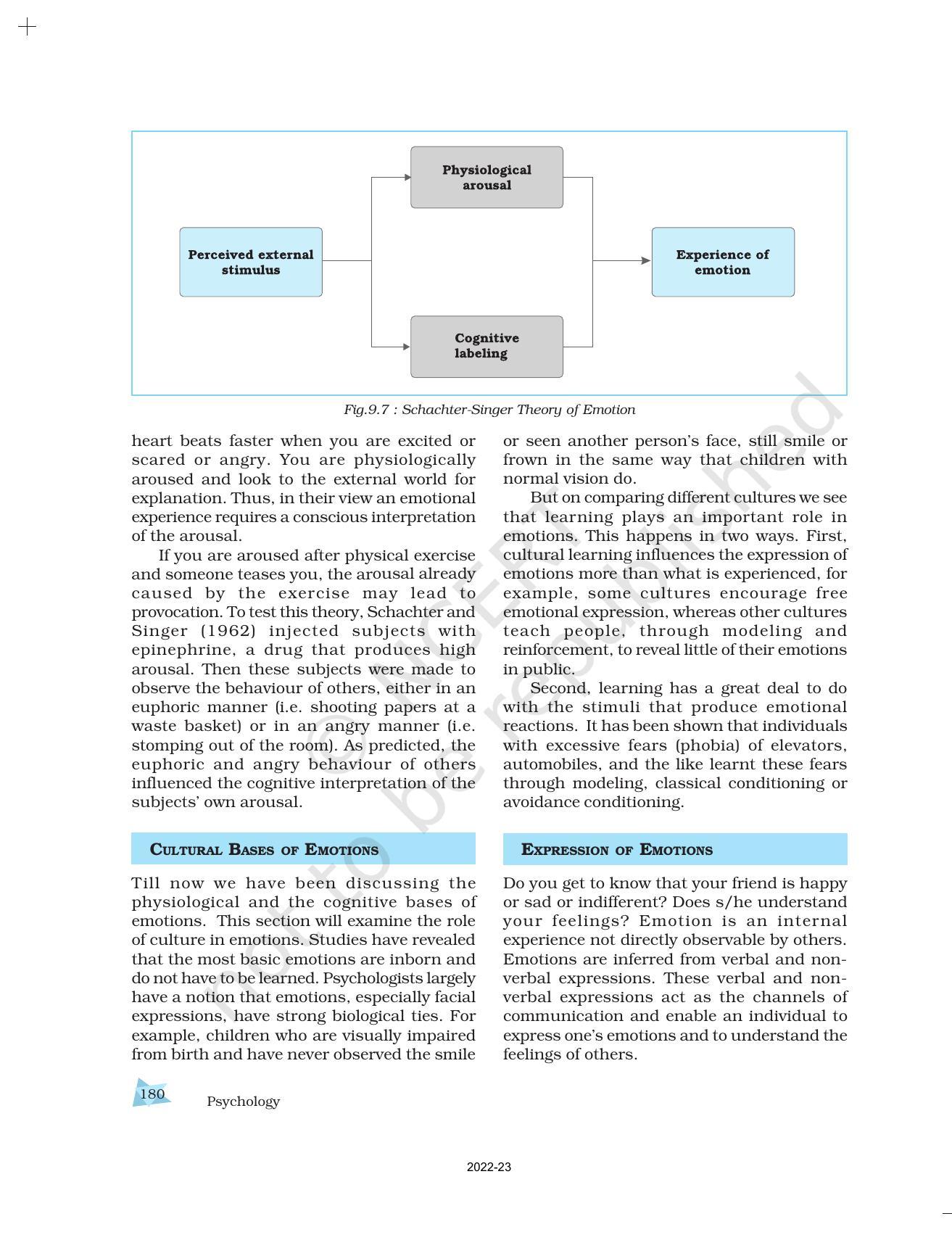 NCERT Book for Class 11 Psychology Chapter 9 Motivation and Emotion - Page 12