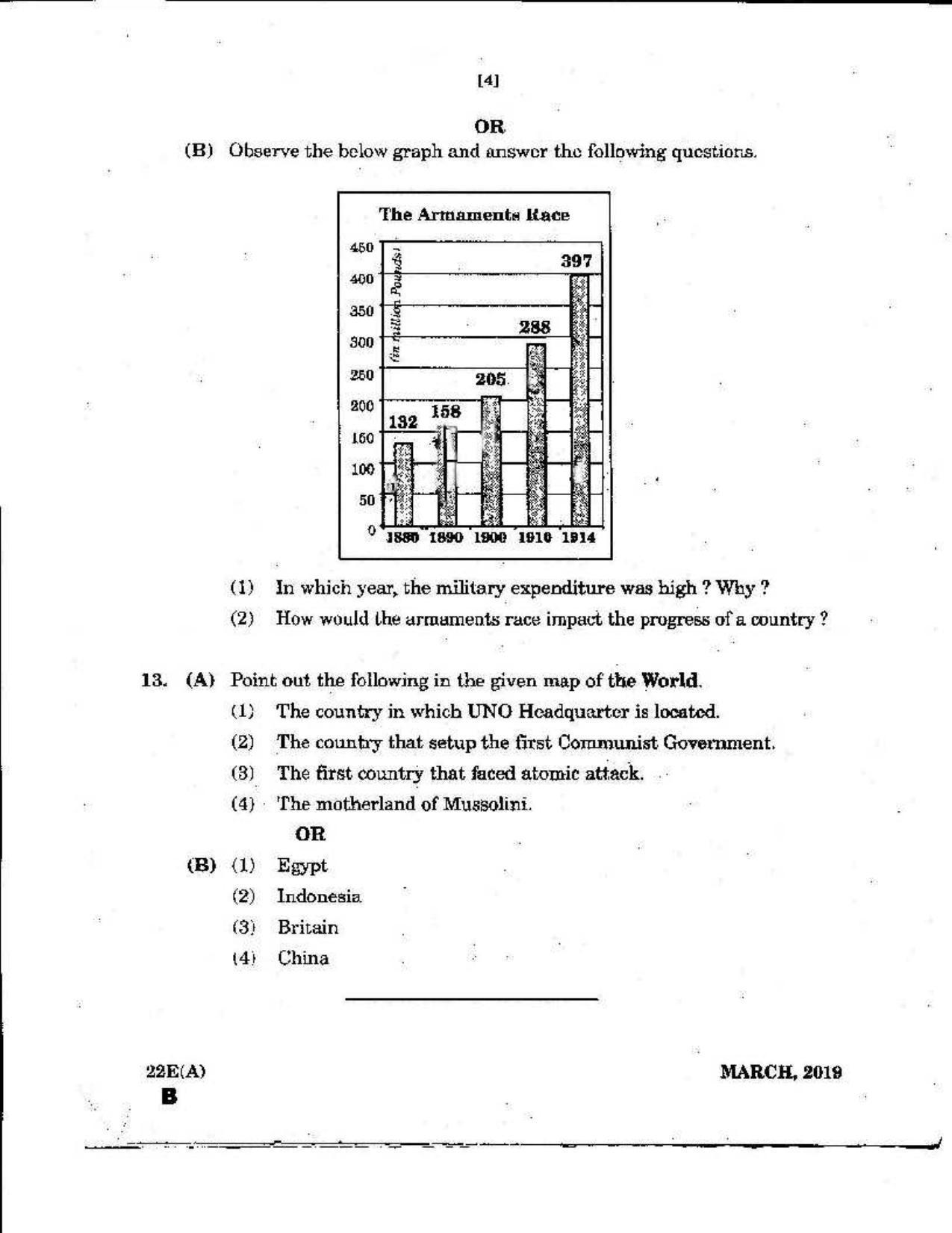 AP Class 10 Social Studies (Paper II) 2019 Question Paper - Page 4