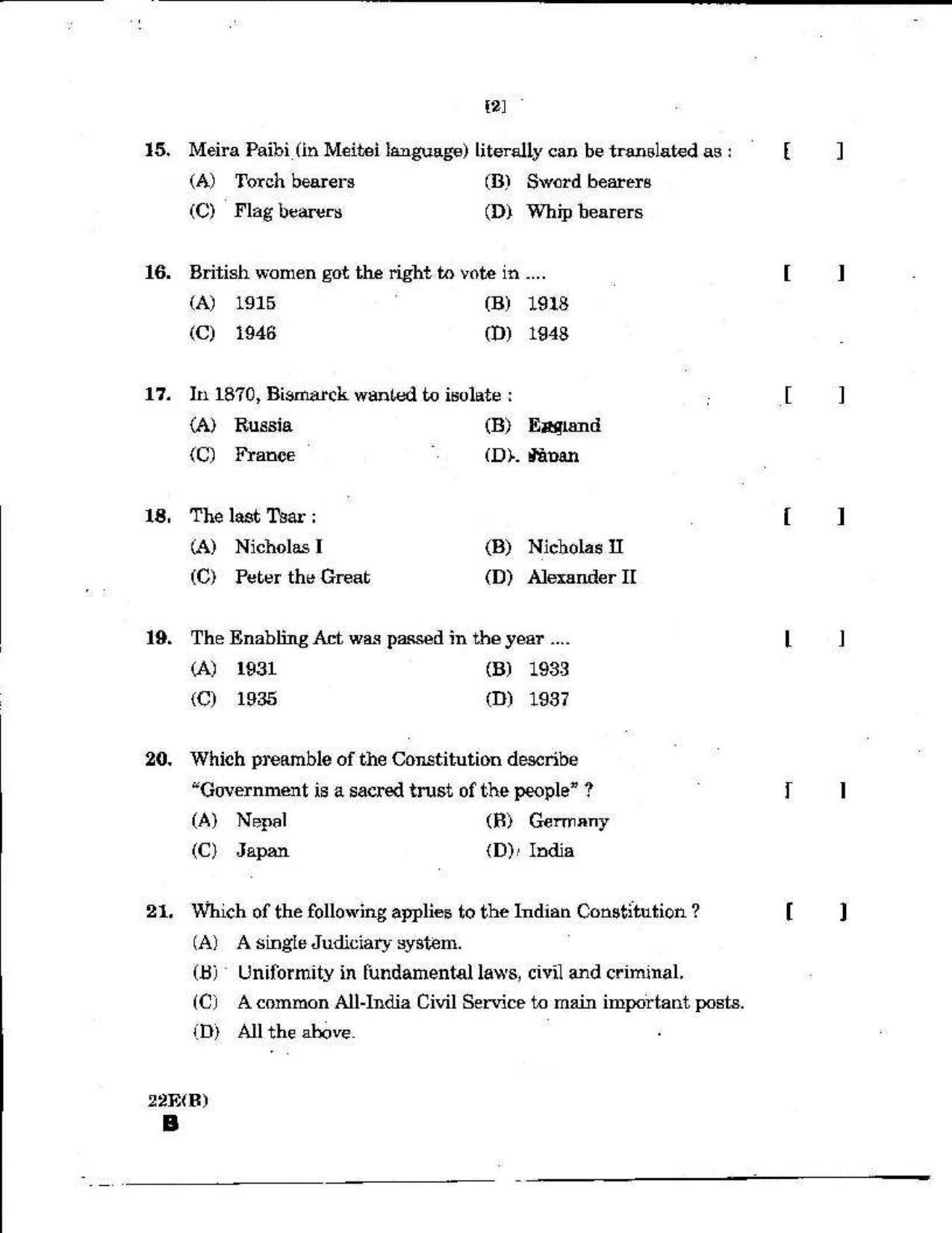 AP Class 10 Social Studies (Paper II) 2019 Question Paper - Page 7