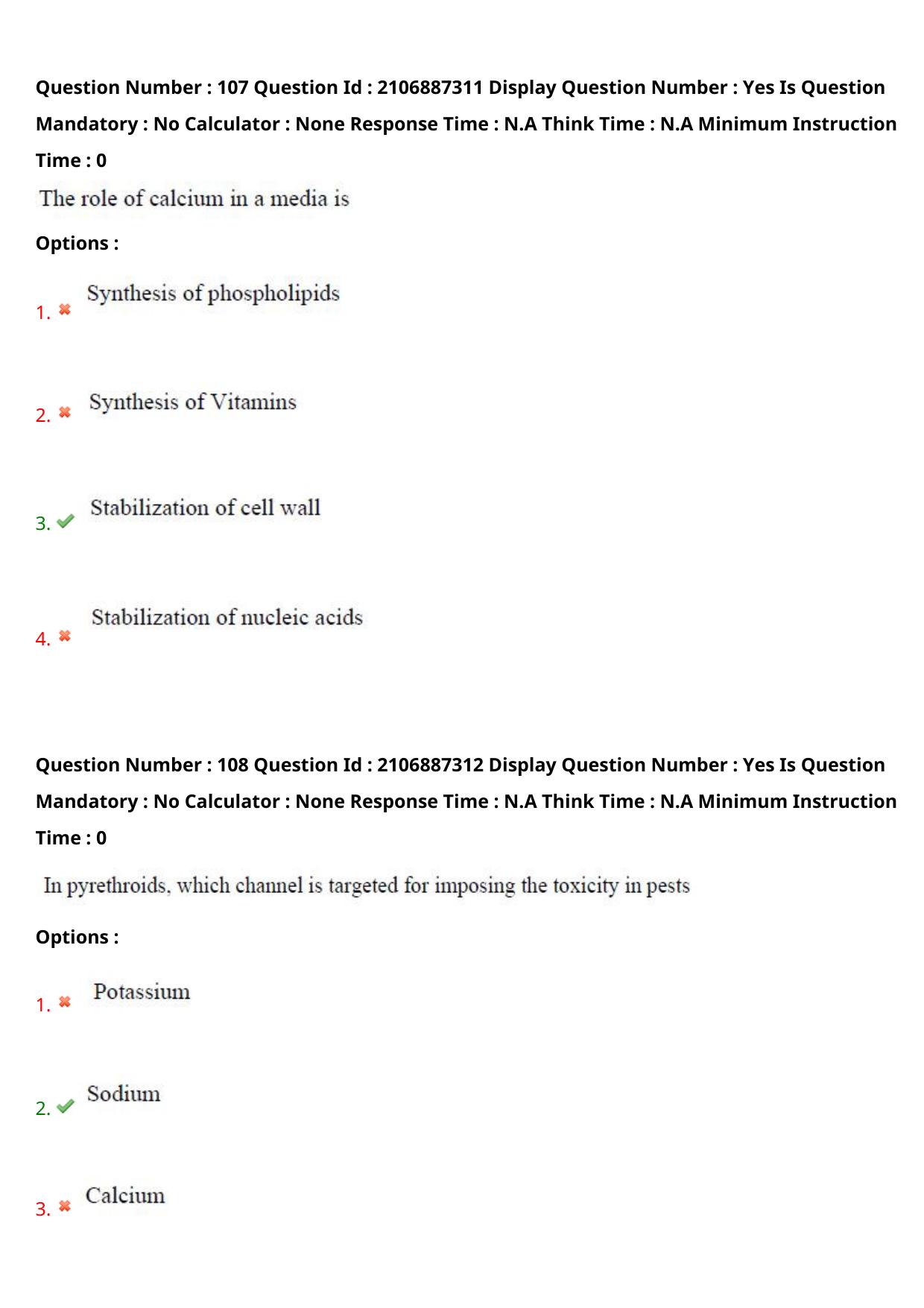 AP ECET 2024 BioTechnology 08th May 2024 (Shift 1) Question Paper wth Key - Page 69