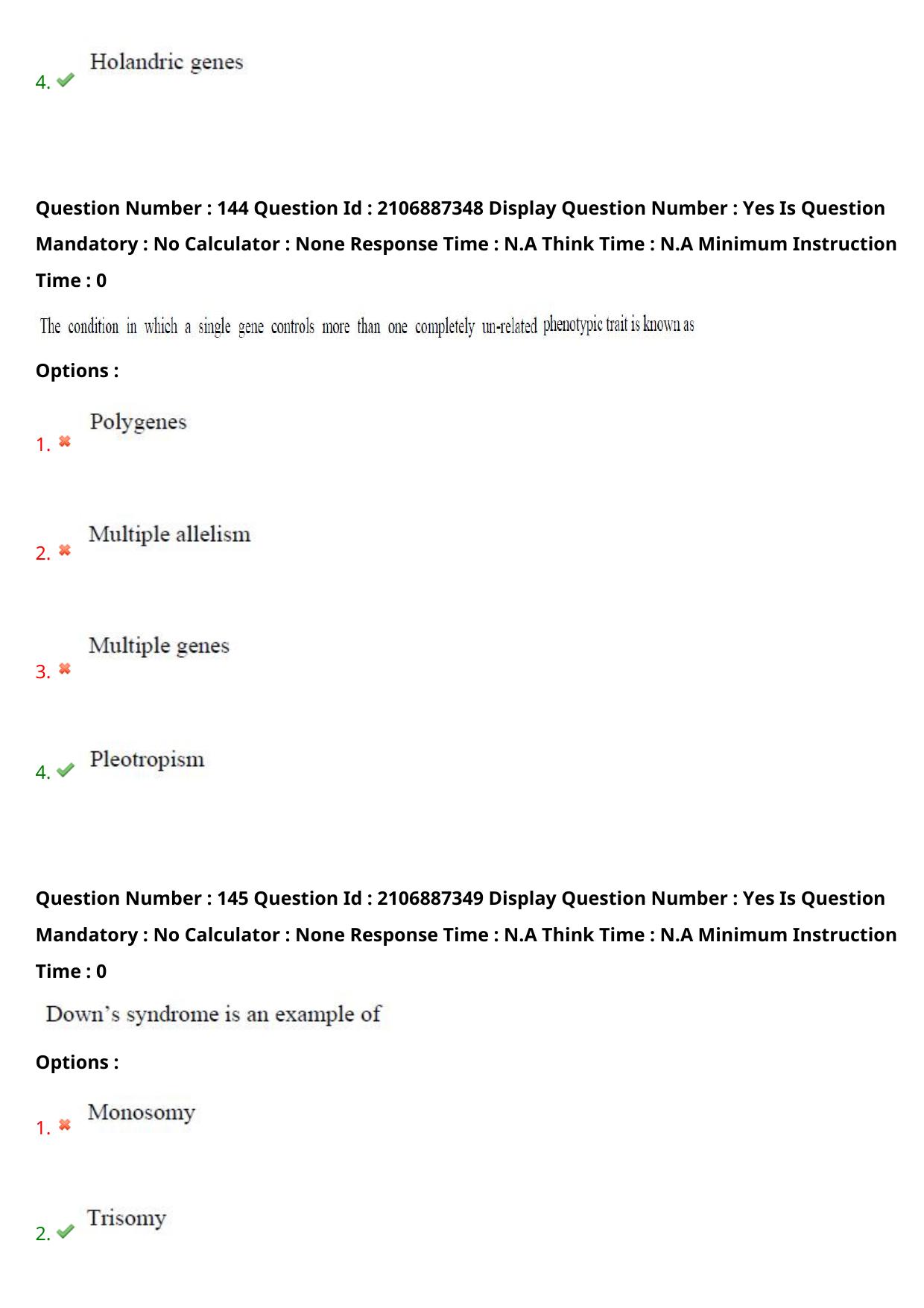 AP ECET 2024 BioTechnology 08th May 2024 (Shift 1) Question Paper wth Key - Page 90