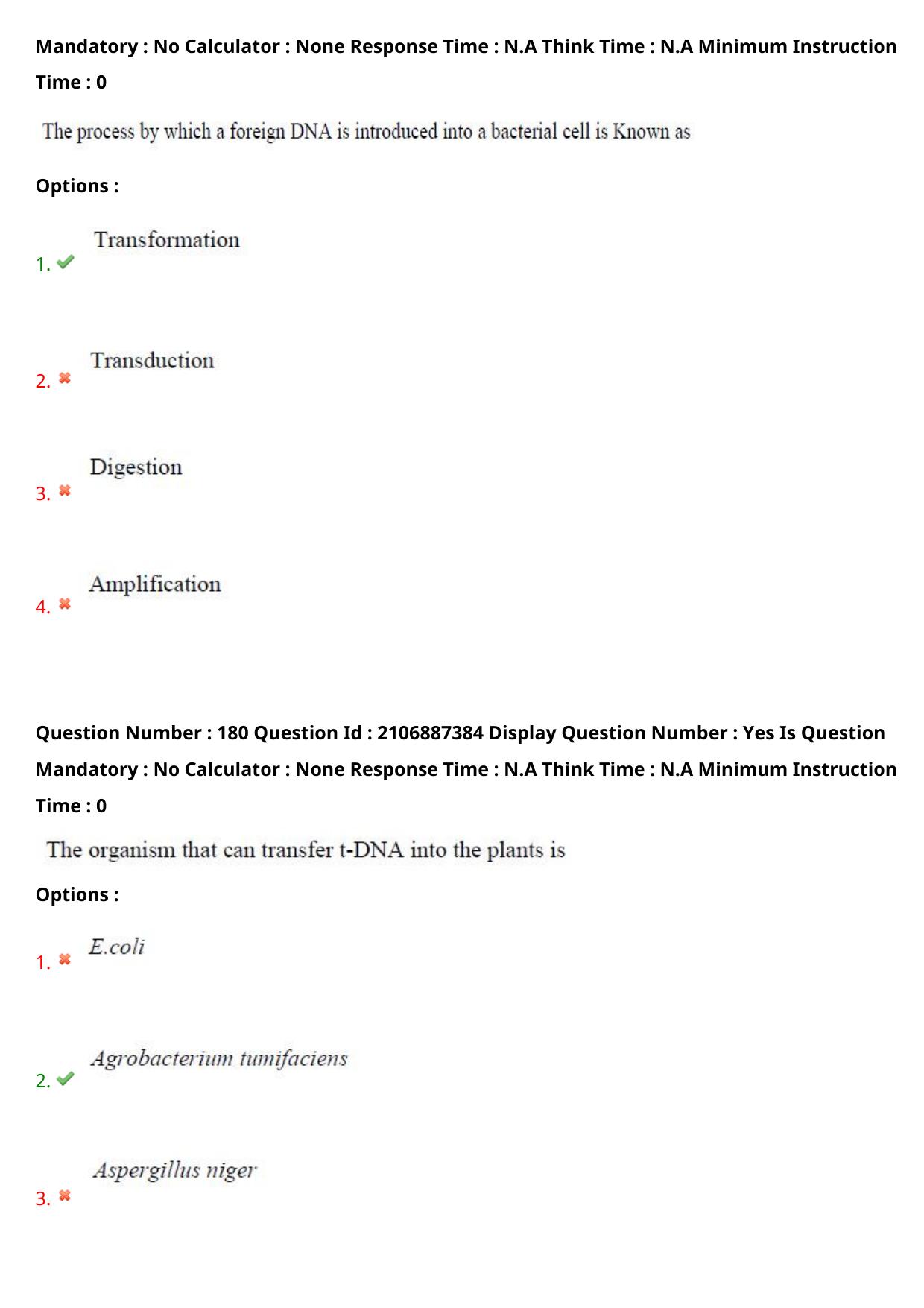 AP ECET 2024 BioTechnology 08th May 2024 (Shift 1) Question Paper wth Key - Page 110