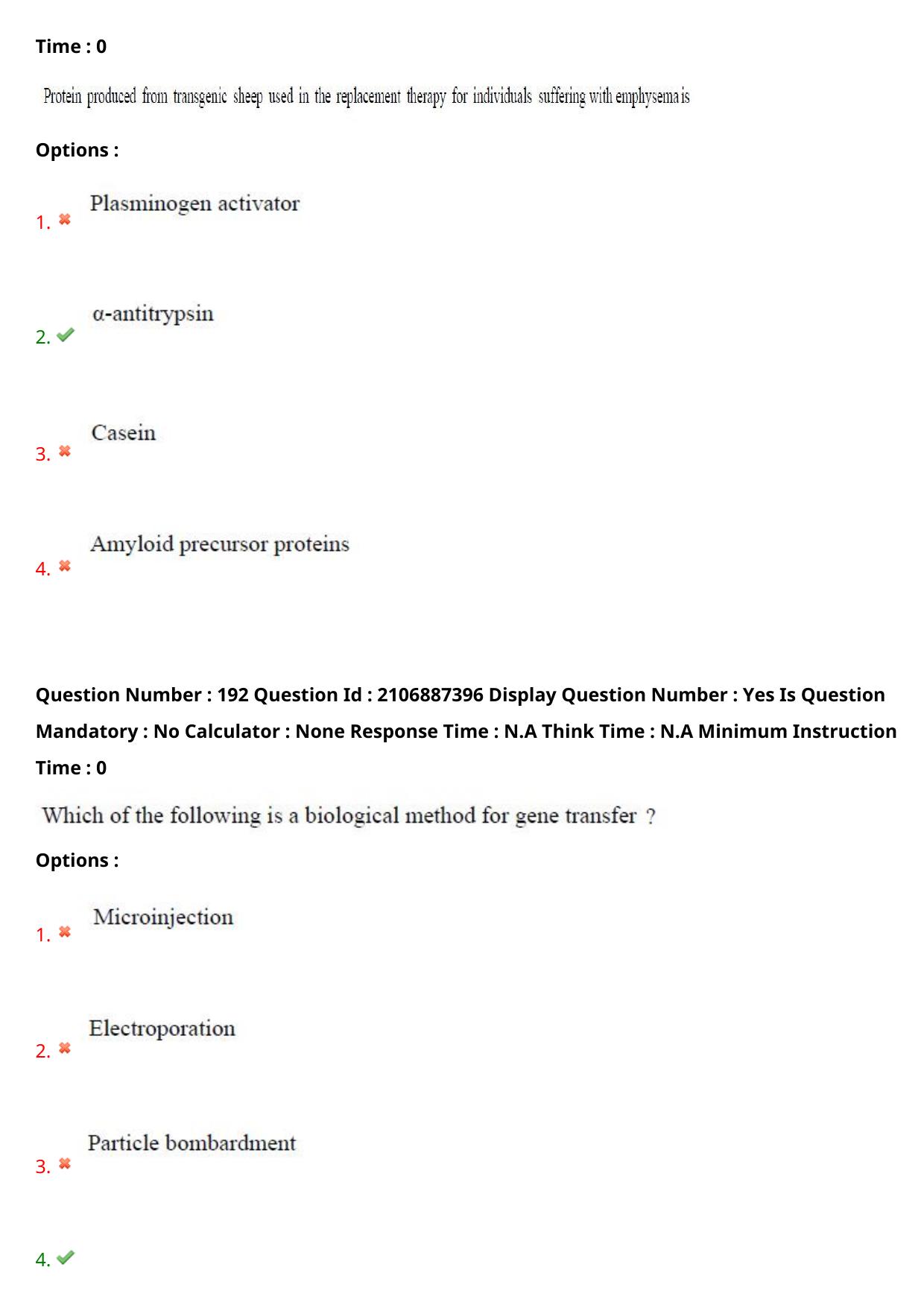 AP ECET 2024 BioTechnology 08th May 2024 (Shift 1) Question Paper wth Key - Page 117