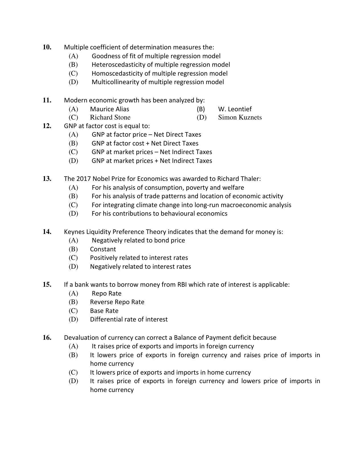 PU MPET Ancient Indian History 2019 Question Papers - Page 13