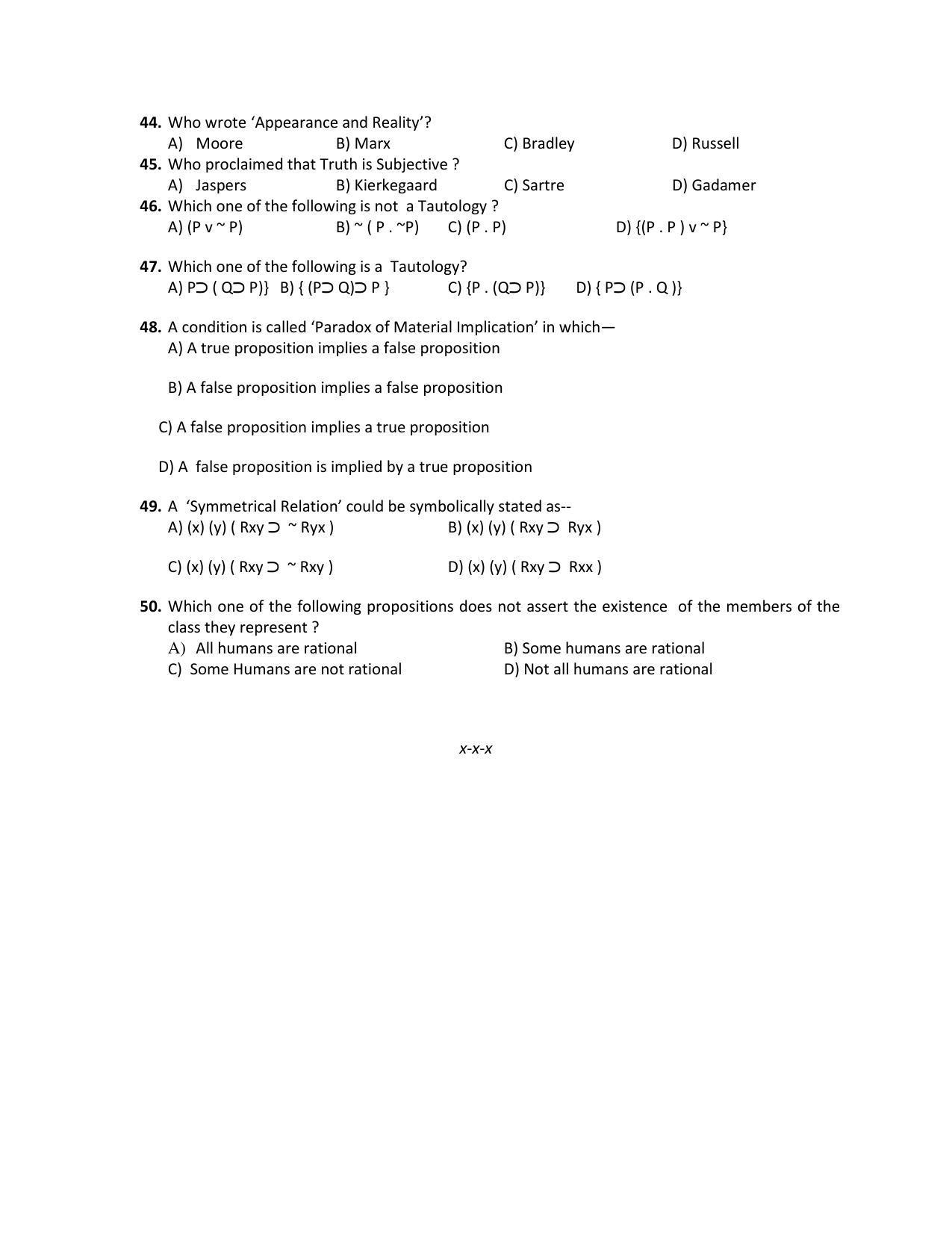 PU MPET Ancient Indian History 2019 Question Papers - Page 30
