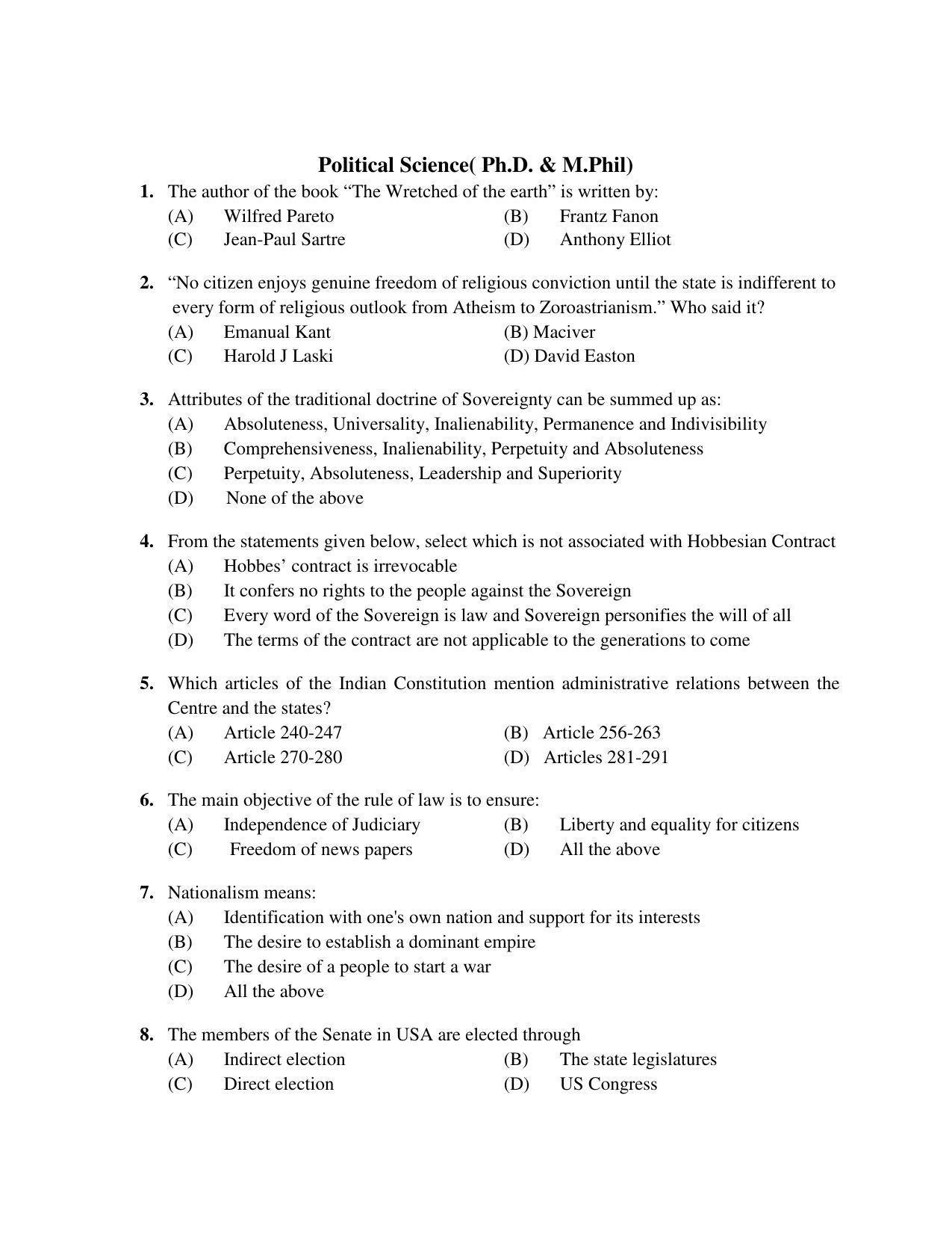 PU MPET Ancient Indian History 2019 Question Papers - Page 31