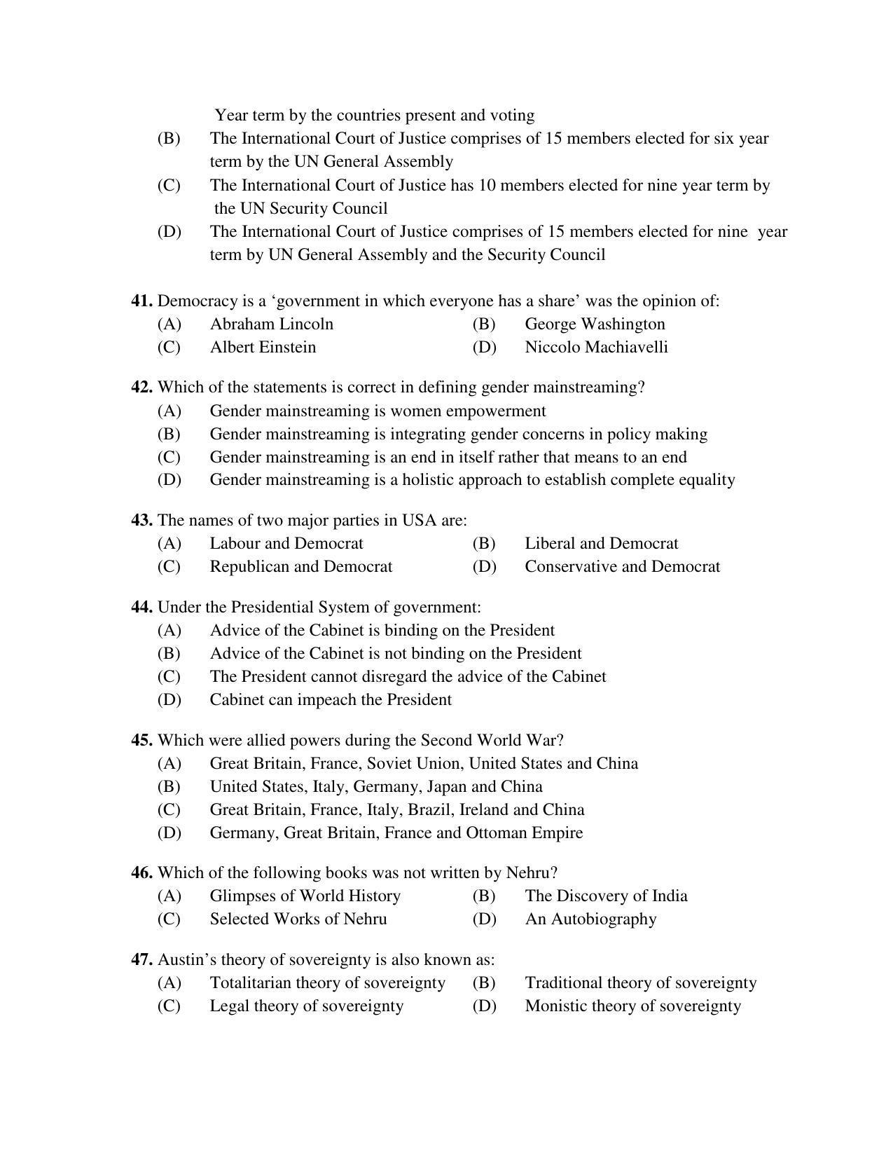 PU MPET Ancient Indian History 2019 Question Papers - Page 36