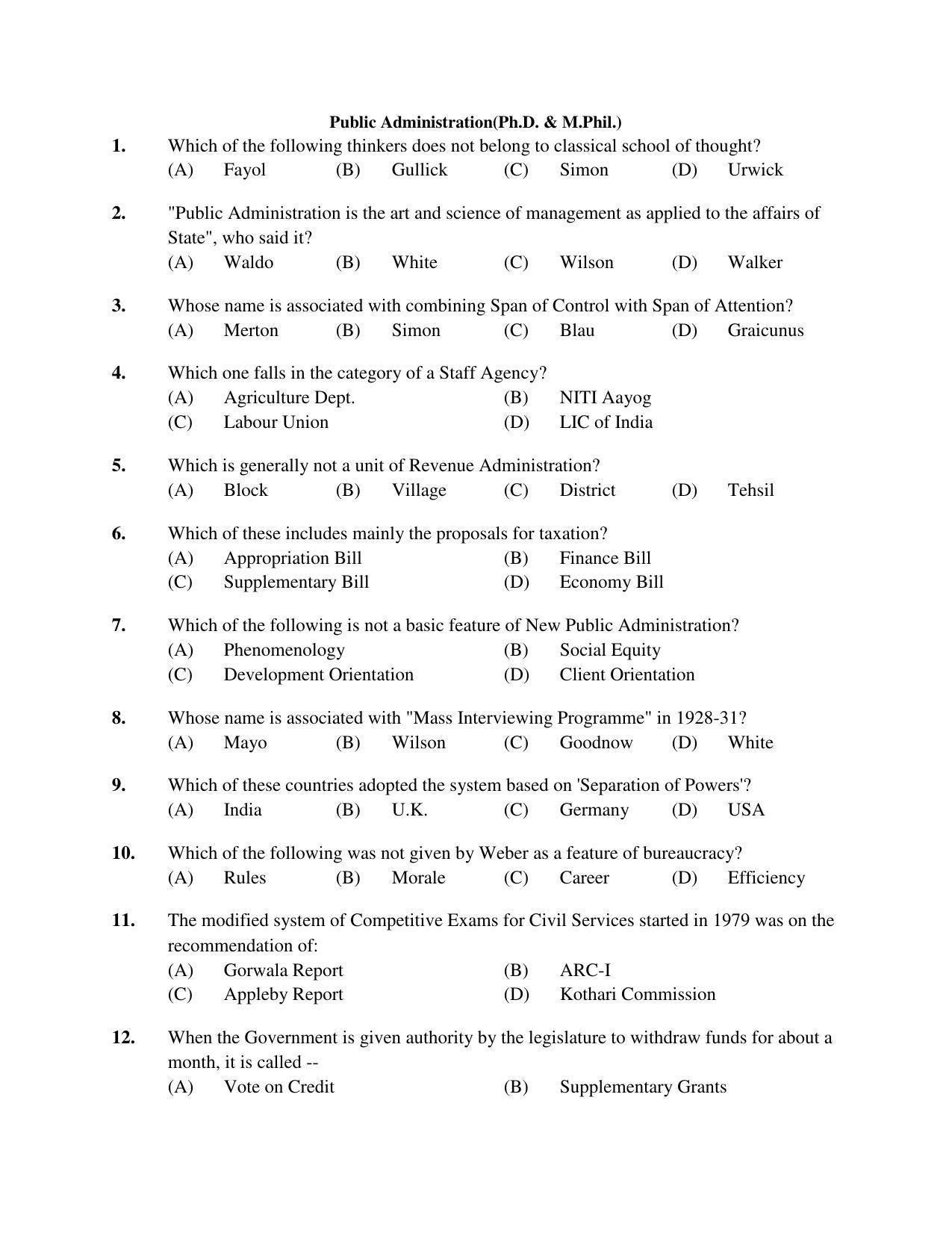PU MPET Ancient Indian History 2019 Question Papers - Page 58