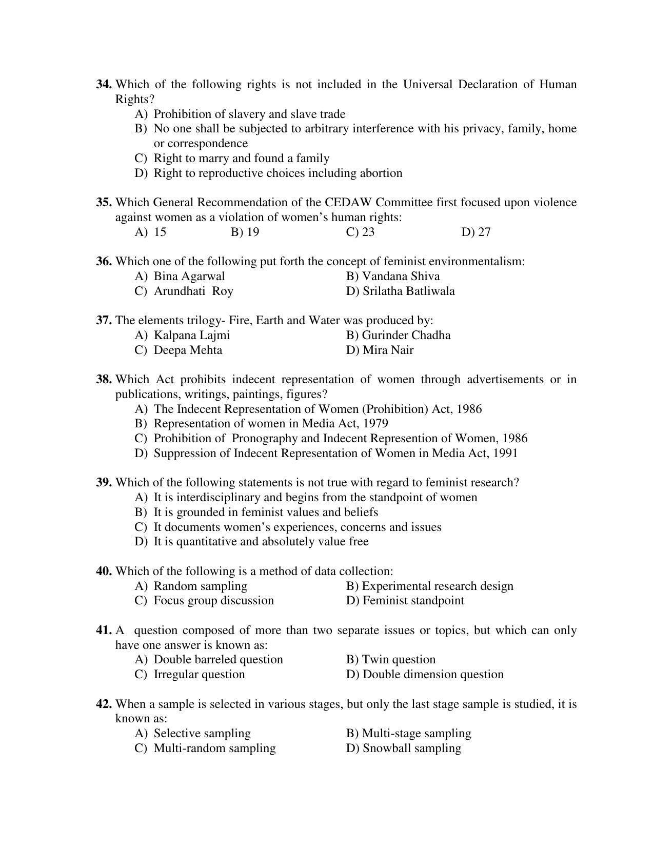 PU MPET Ancient Indian History 2019 Question Papers - Page 92