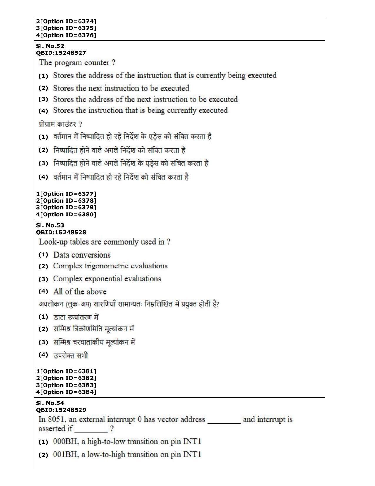 CUET (PG) 2022: PGQP-53 Embedded and Real Time Systems Engg (2-09-2022) Question Paper - Page 27