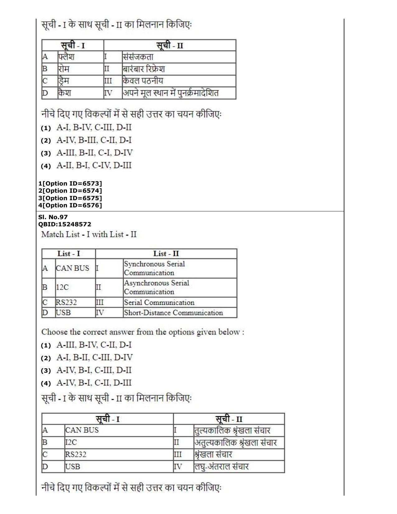 CUET (PG) 2022: PGQP-53 Embedded and Real Time Systems Engg (2-09-2022) Question Paper - Page 53