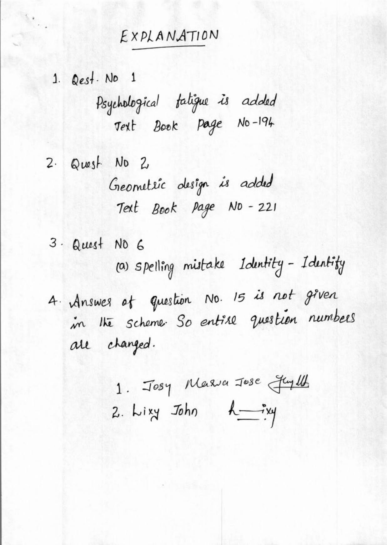 Kerala Plus One 2018 Home Science Answer Key - Page 13