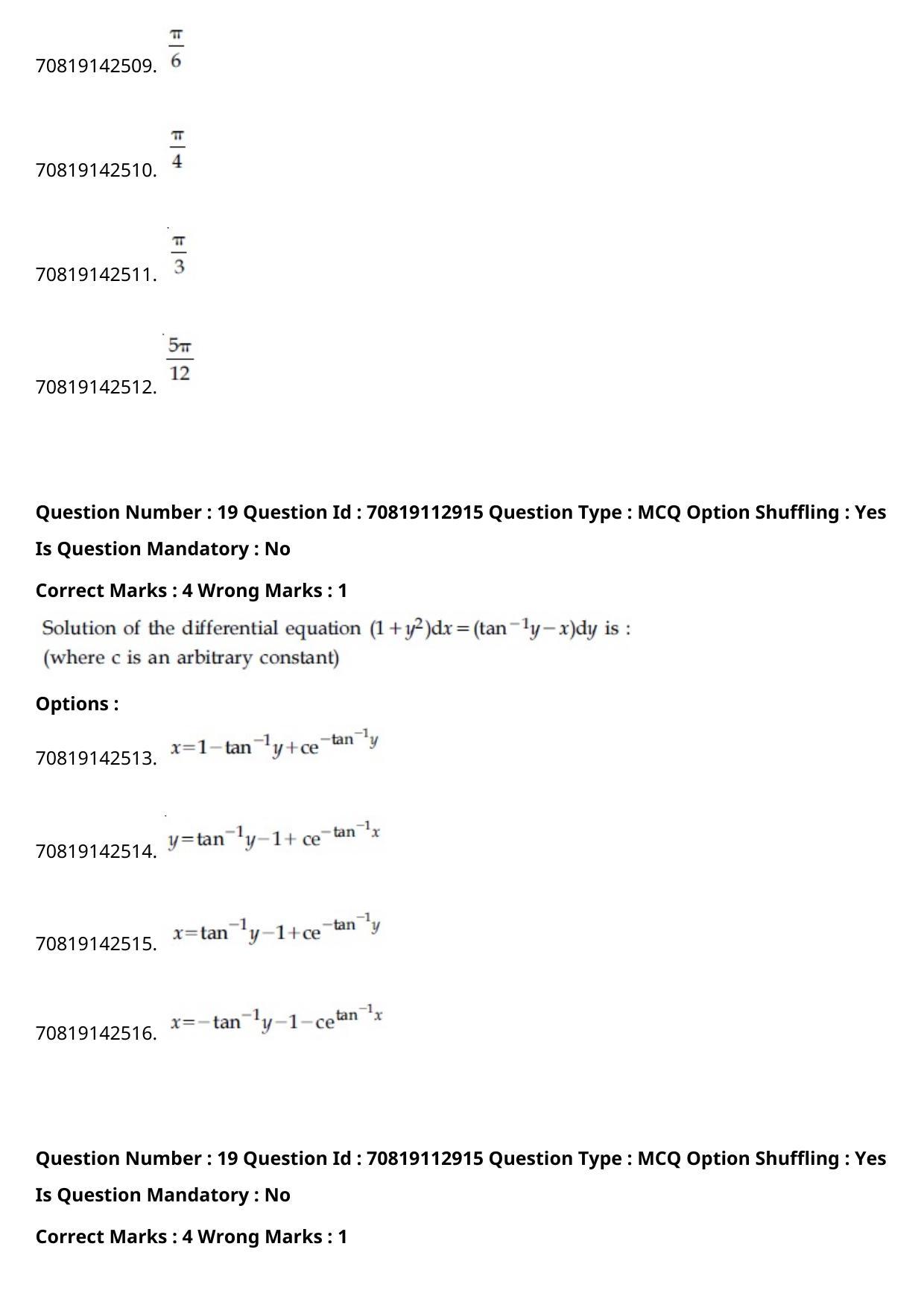 JEE Mains 2021: B Planning Hindi (Shift 2) 23-02-2021 Question Paper - Page 21