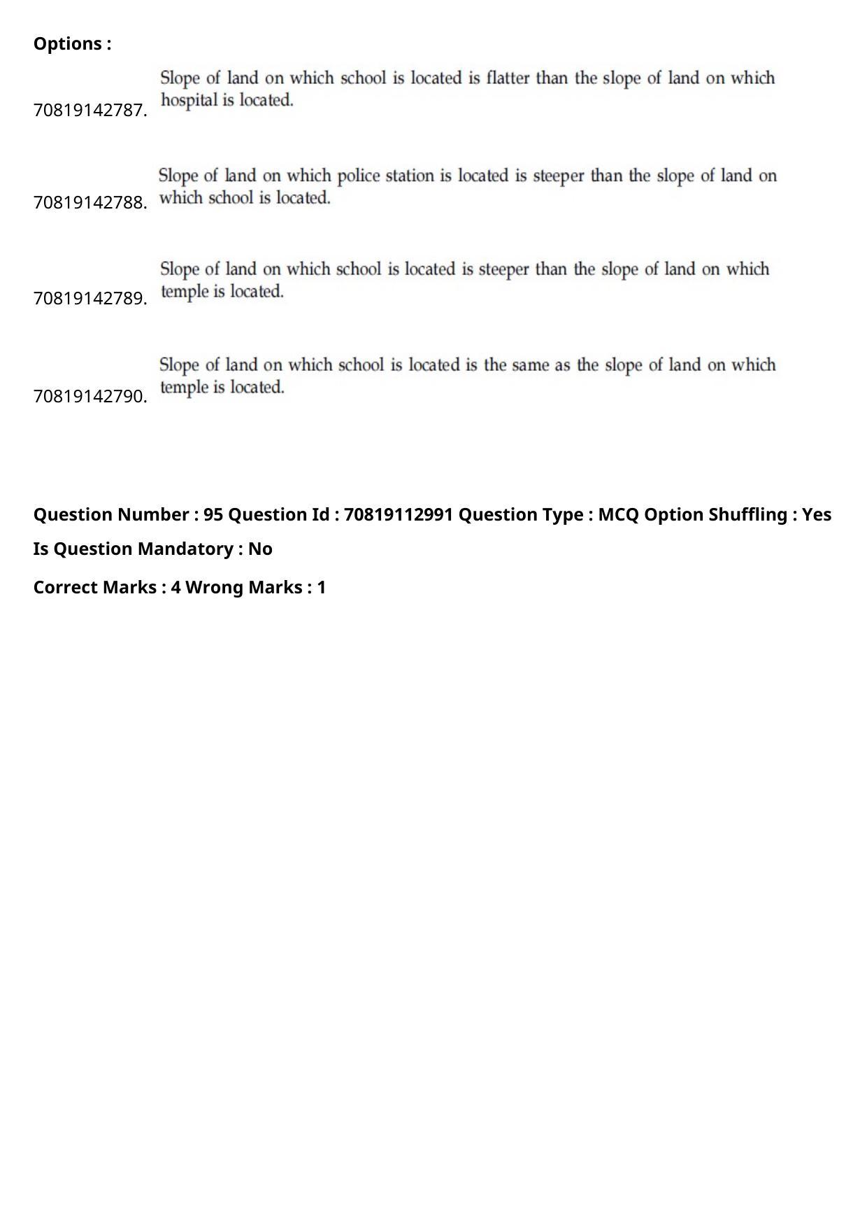 JEE Mains 2021: B Planning Hindi (Shift 2) 23-02-2021 Question Paper - Page 127