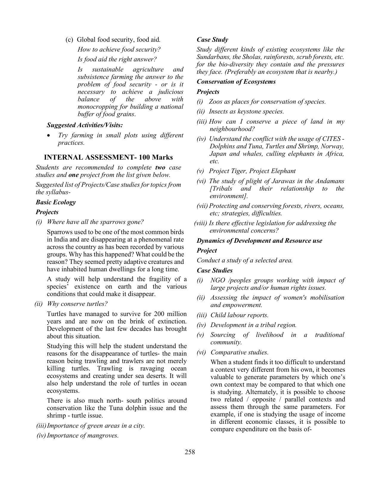 ICSE Environmental Applications Syllabus 2026 - Page 4