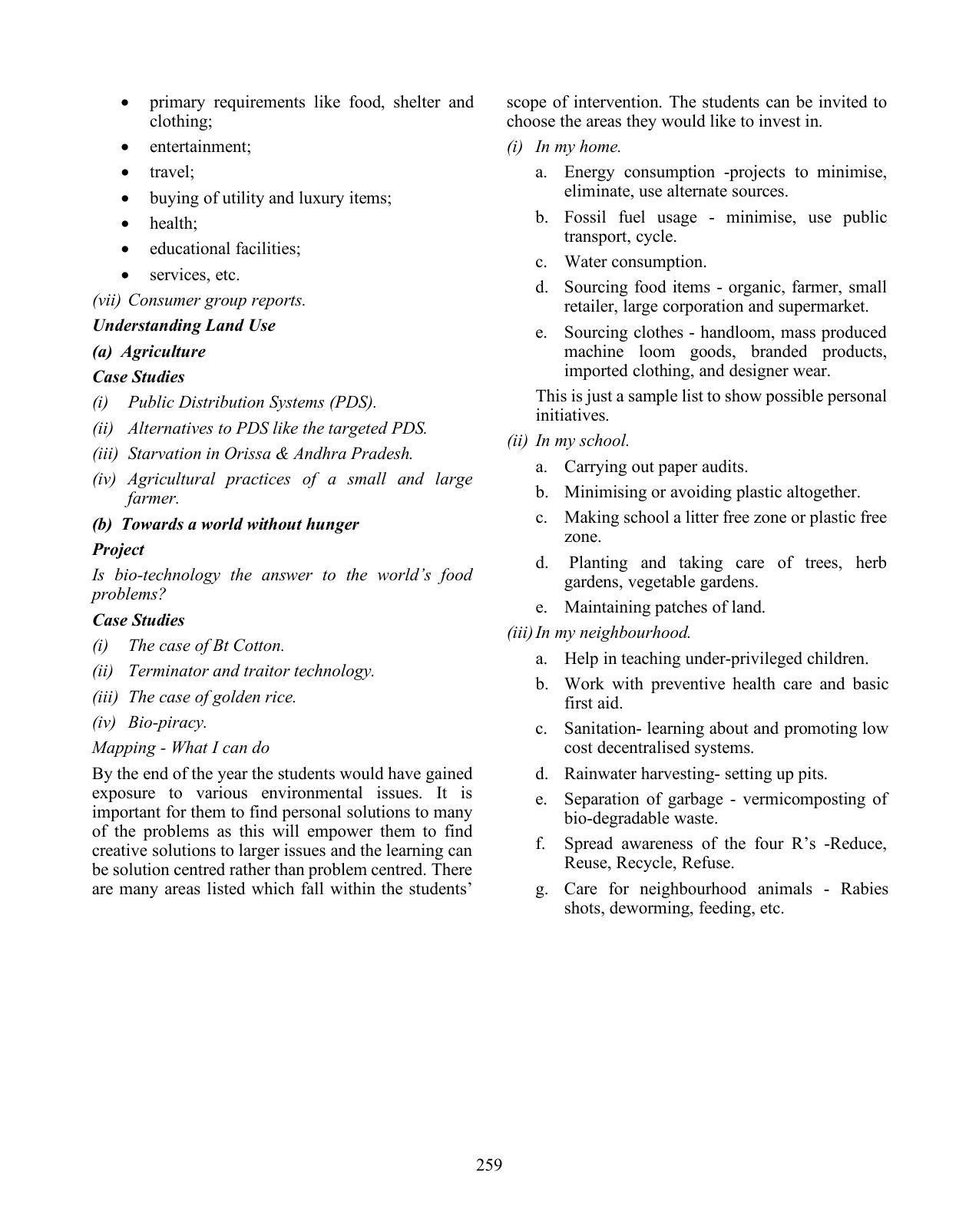 ICSE Environmental Applications Syllabus 2026 - Page 5