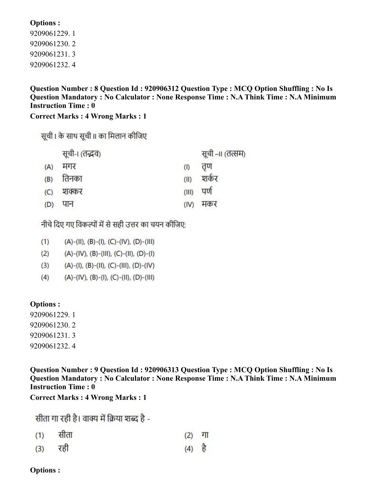 CUET PG 2023: ACQP17 – Rigveda (Hindi)-Shift 1 (06-06-2023) Question Paper - Page 14