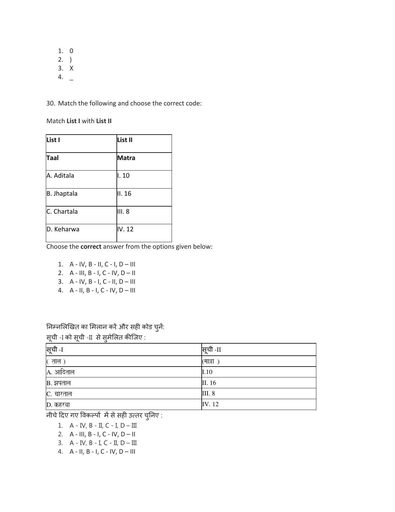 CBSE Class 10 Hindustani Music (Percussion) Sample Paper 2021-22 - Page 11