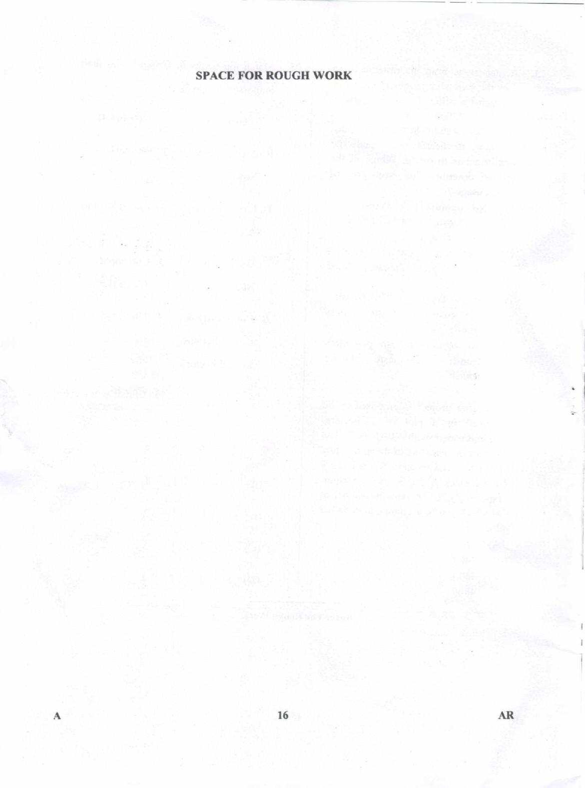 Karnataka PGCET 2018 Architecture Question Paper - Page 16