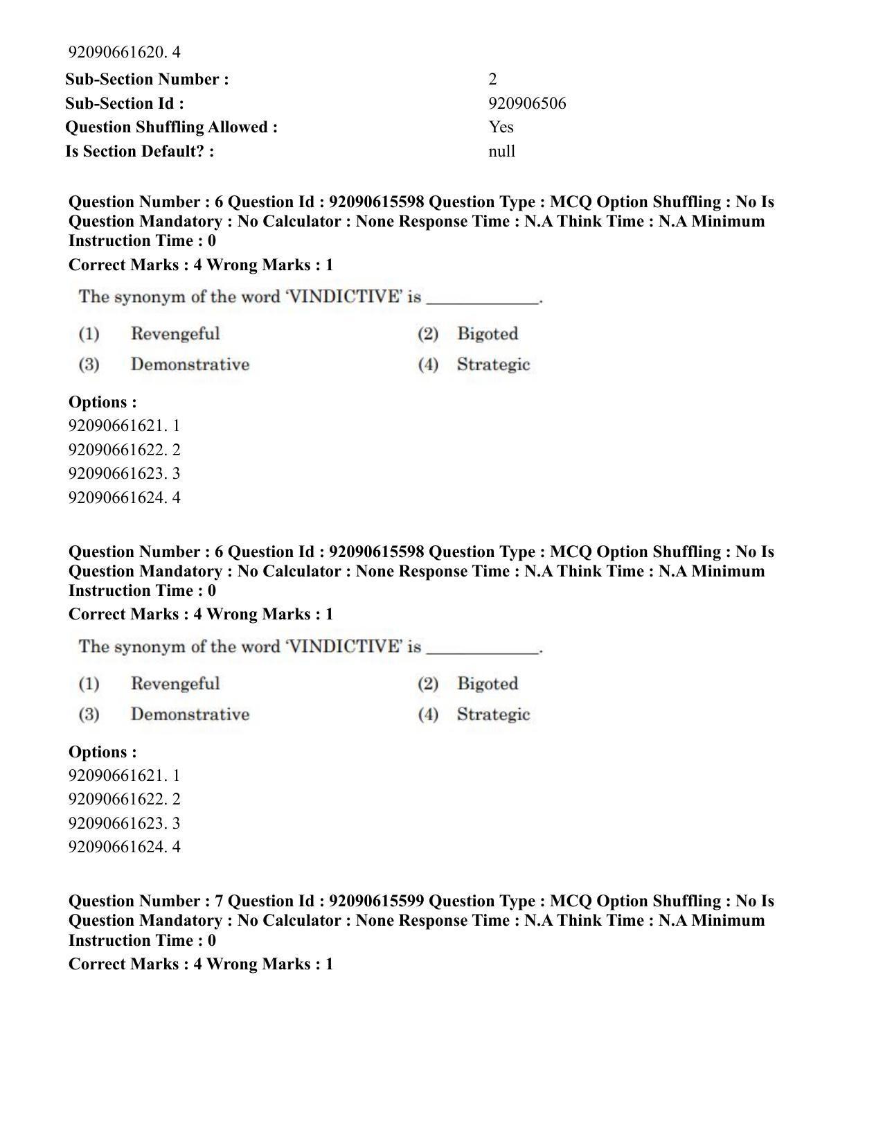 CUET PG 2023: SCQP02 – Agro-forestry(Eng) - Shift 3 (12-06-2023) Question Paper - Page 9