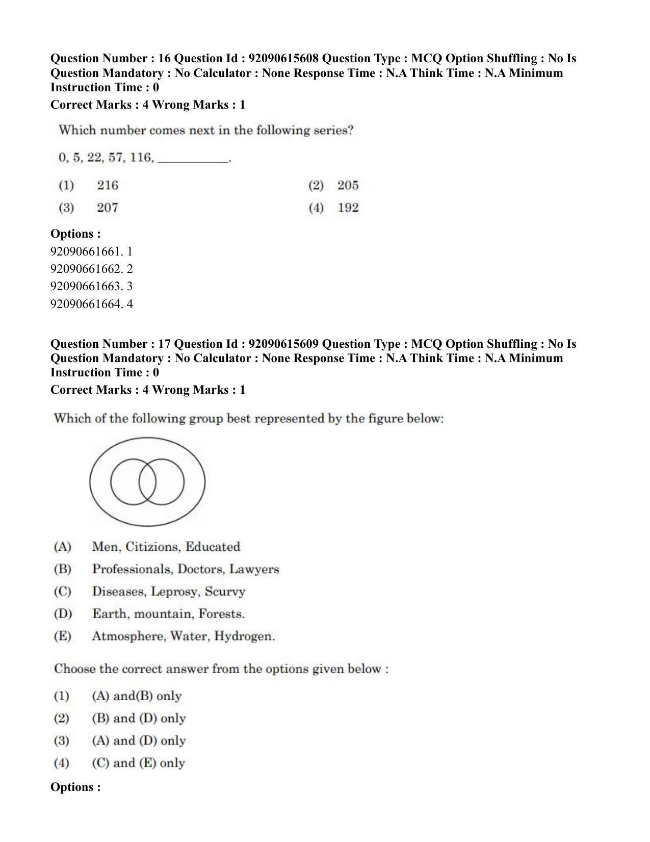 CUET PG 2023: SCQP02 – Agro-forestry(Eng) - Shift 3 (12-06-2023) Question Paper - Page 17