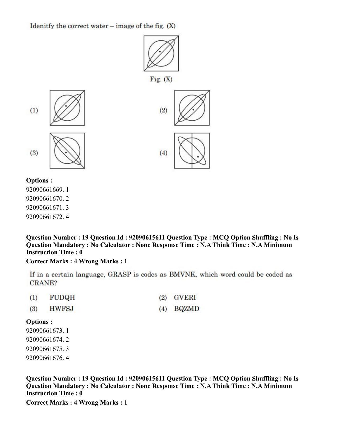 CUET PG 2023: SCQP02 – Agro-forestry(Eng) - Shift 3 (12-06-2023) Question Paper - Page 20