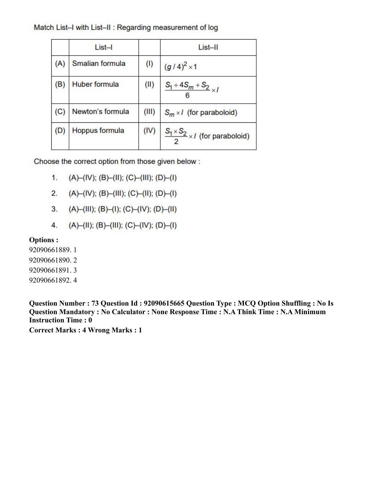 CUET PG 2023: SCQP02 – Agro-forestry(Eng) - Shift 3 (12-06-2023) Question Paper - Page 76