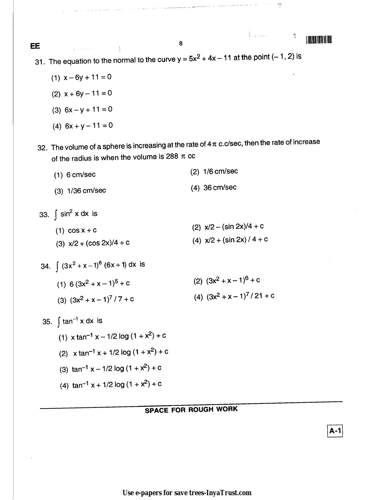 Karnataka Diploma CET- 2013 Electrical and Electronics Engineering Question Paper - Page 8
