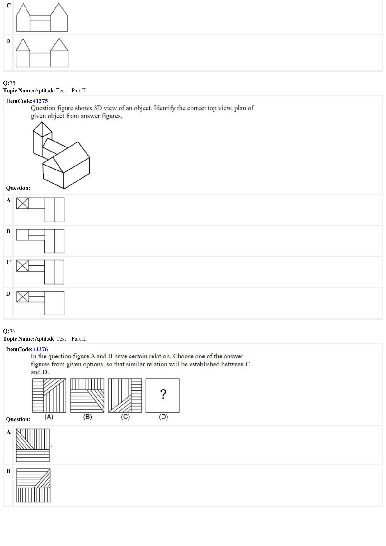 JEE Mains 2022: B Arch & B Planning English (Shift A2) 23-06-2022 Question Paper - Page 23