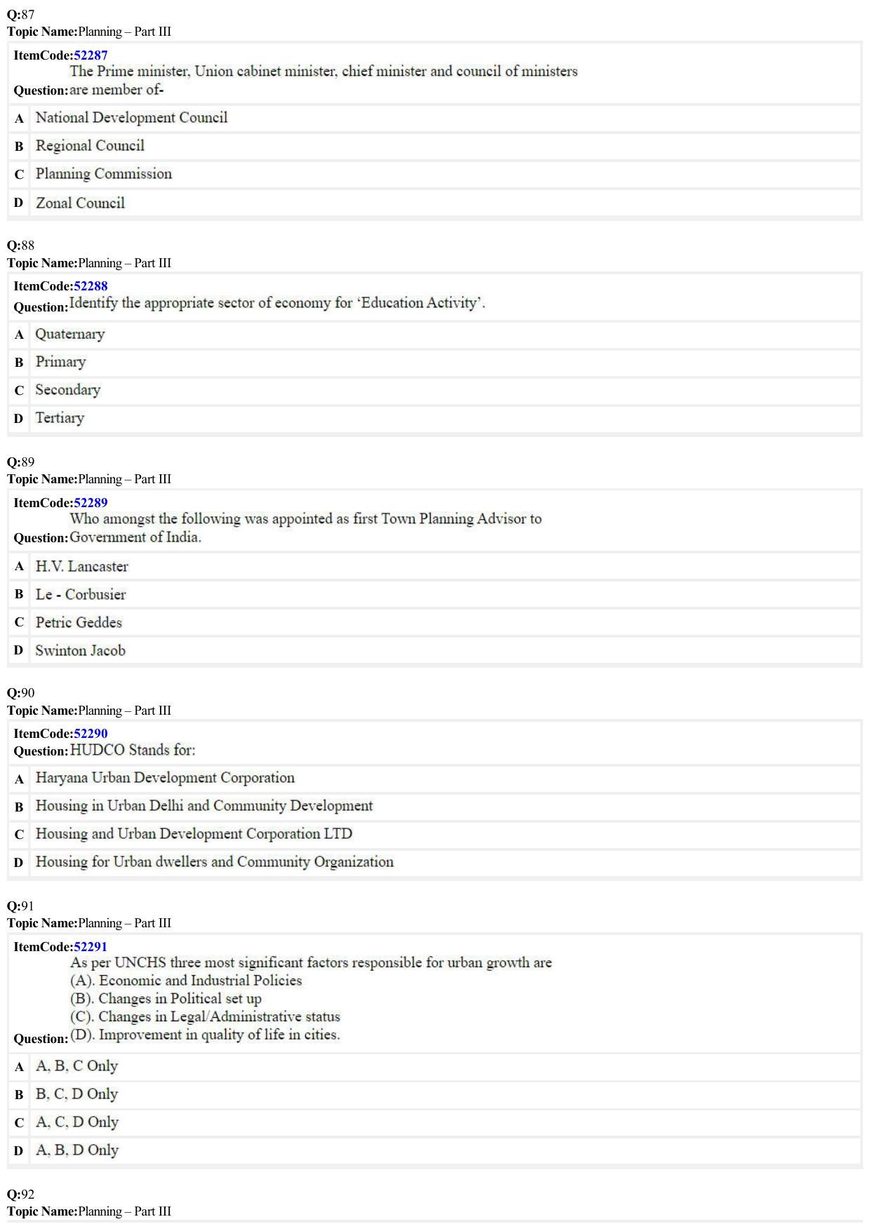 JEE Mains 2022: B Arch & B Planning English (Shift A2) 23-06-2022 Question Paper - Page 28