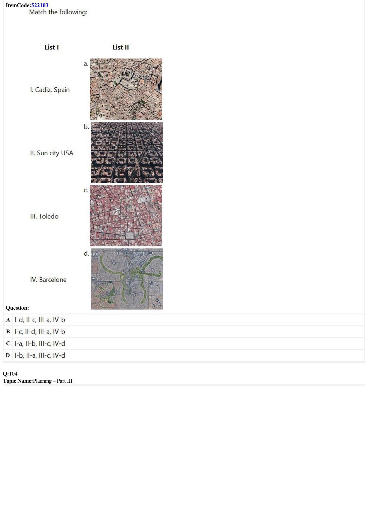JEE Mains 2022: B Arch & B Planning English (Shift A2) 23-06-2022 Question Paper - Page 32