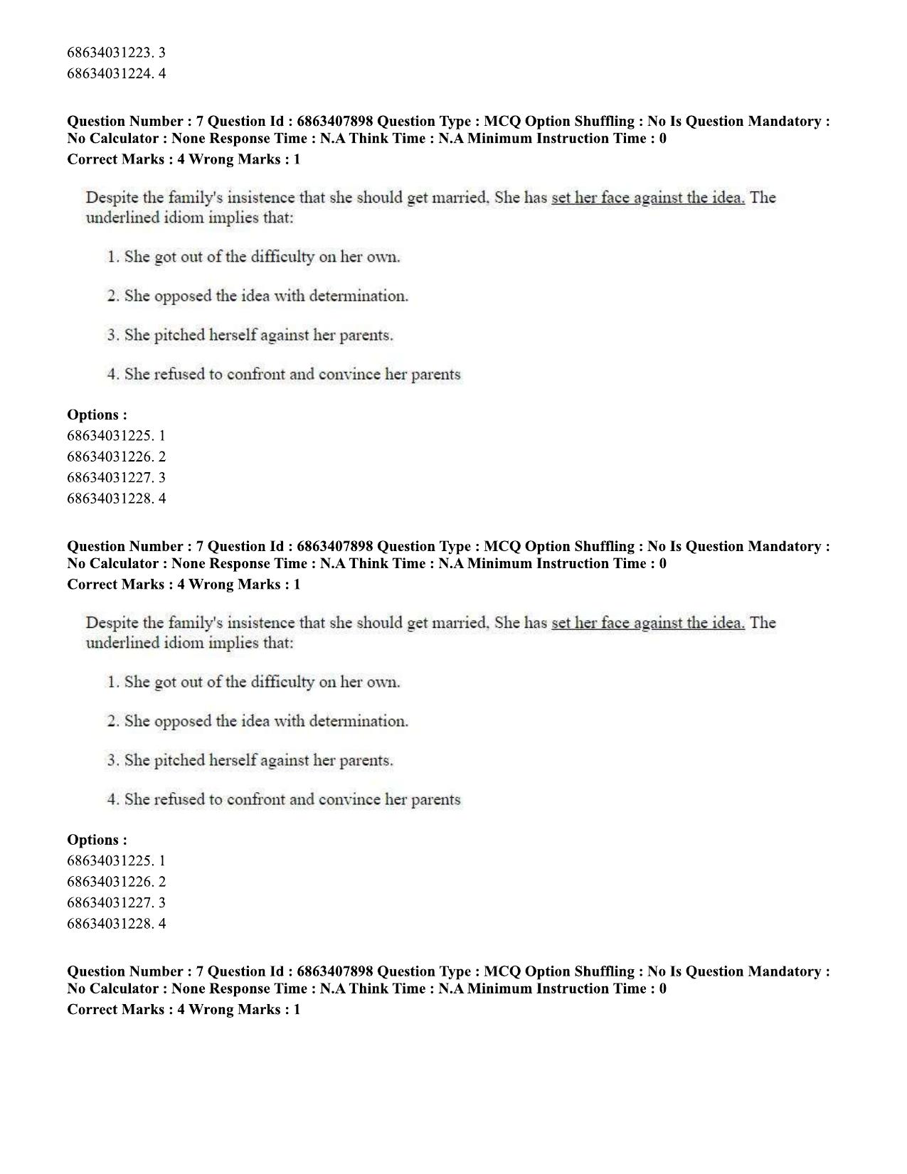 CUET PG 2023: ACQP05 – Dharma Shastra, Vastu, Paurohitya (Eng.)-shift 2 (07-06-2023) Question Paper - Page 12