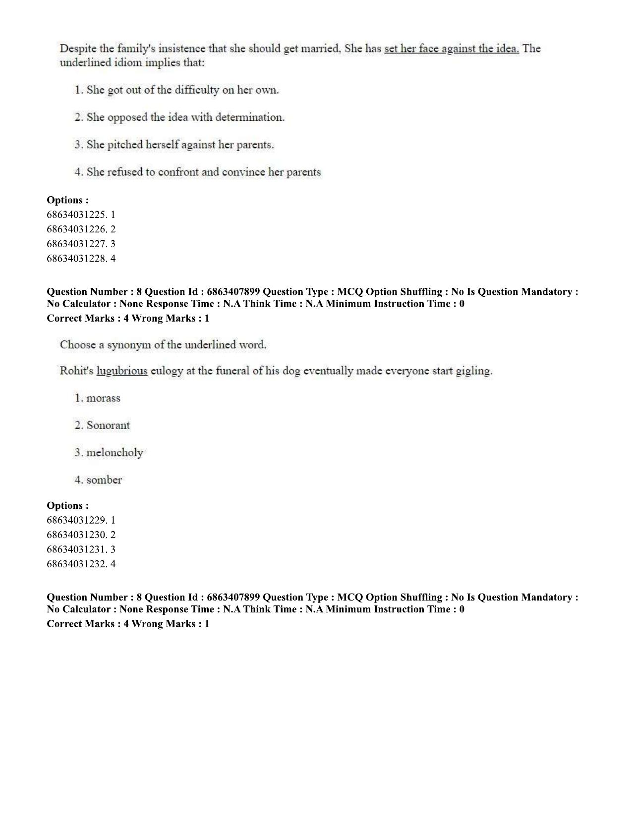 CUET PG 2023: ACQP05 – Dharma Shastra, Vastu, Paurohitya (Eng.)-shift 2 (07-06-2023) Question Paper - Page 13
