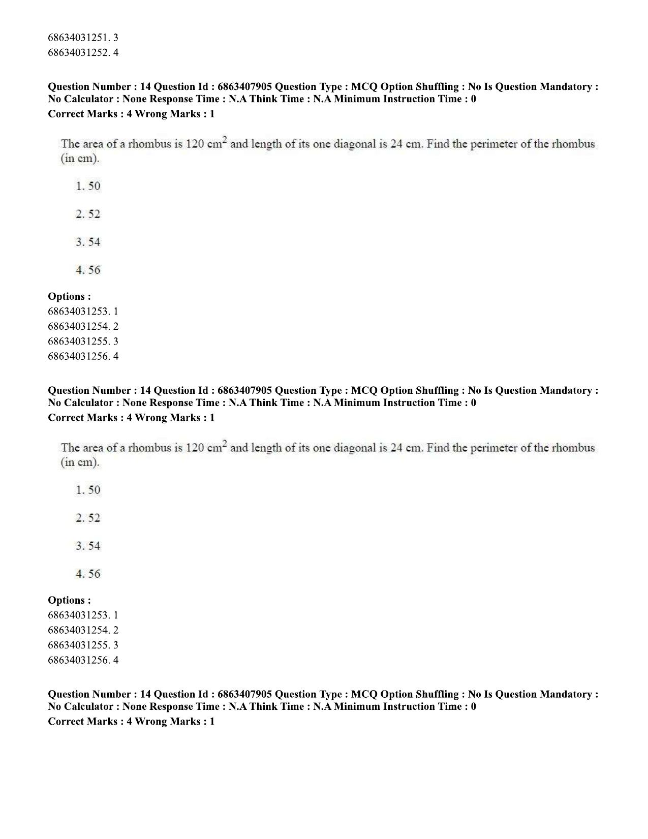 CUET PG 2023: ACQP05 – Dharma Shastra, Vastu, Paurohitya (Eng.)-shift 2 (07-06-2023) Question Paper - Page 21