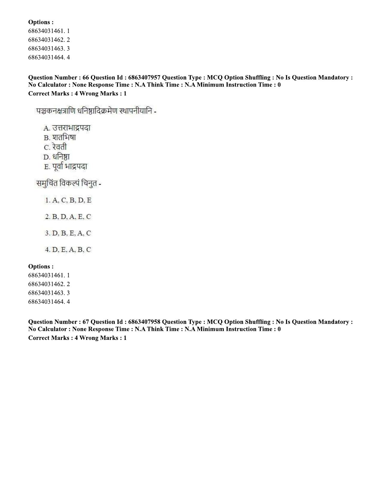 CUET PG 2023: ACQP05 – Dharma Shastra, Vastu, Paurohitya (Eng.)-shift 2 (07-06-2023) Question Paper - Page 94