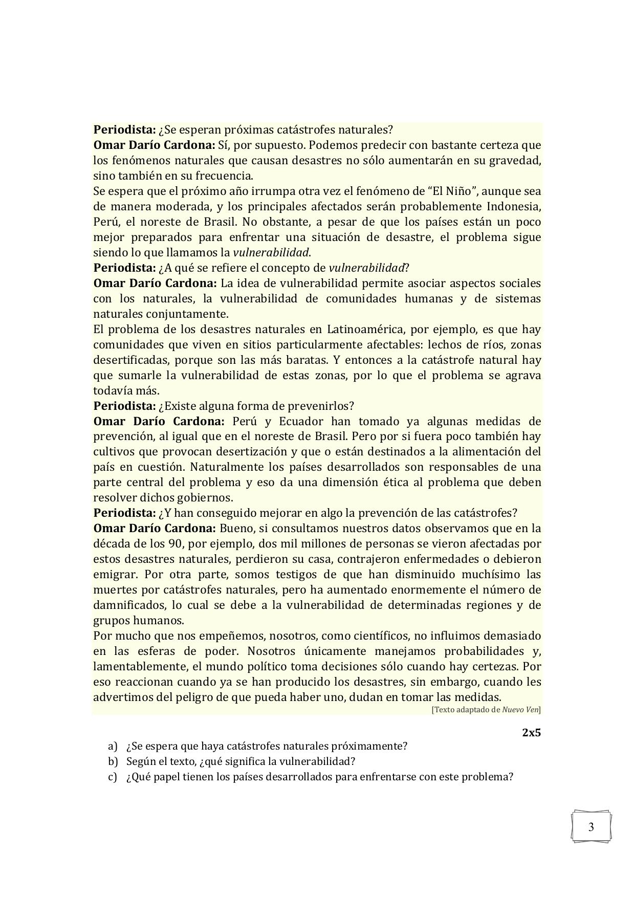 CBSE Class 12 Spanish -Sample Paper 2019-20 - Page 3