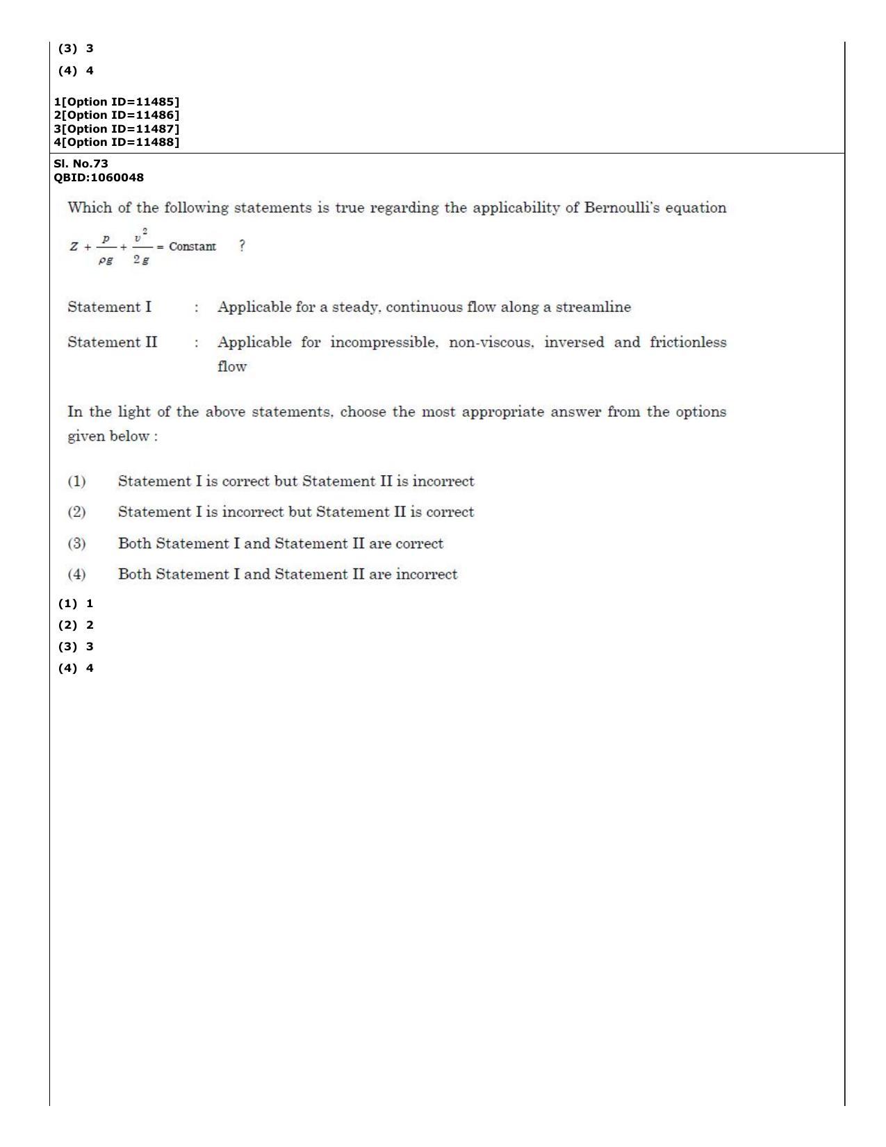 CUET (PG) 2022: PGQP-56 Chemical thermal & Polymer Engineering (04-09-2022) Question Paper - Page 44