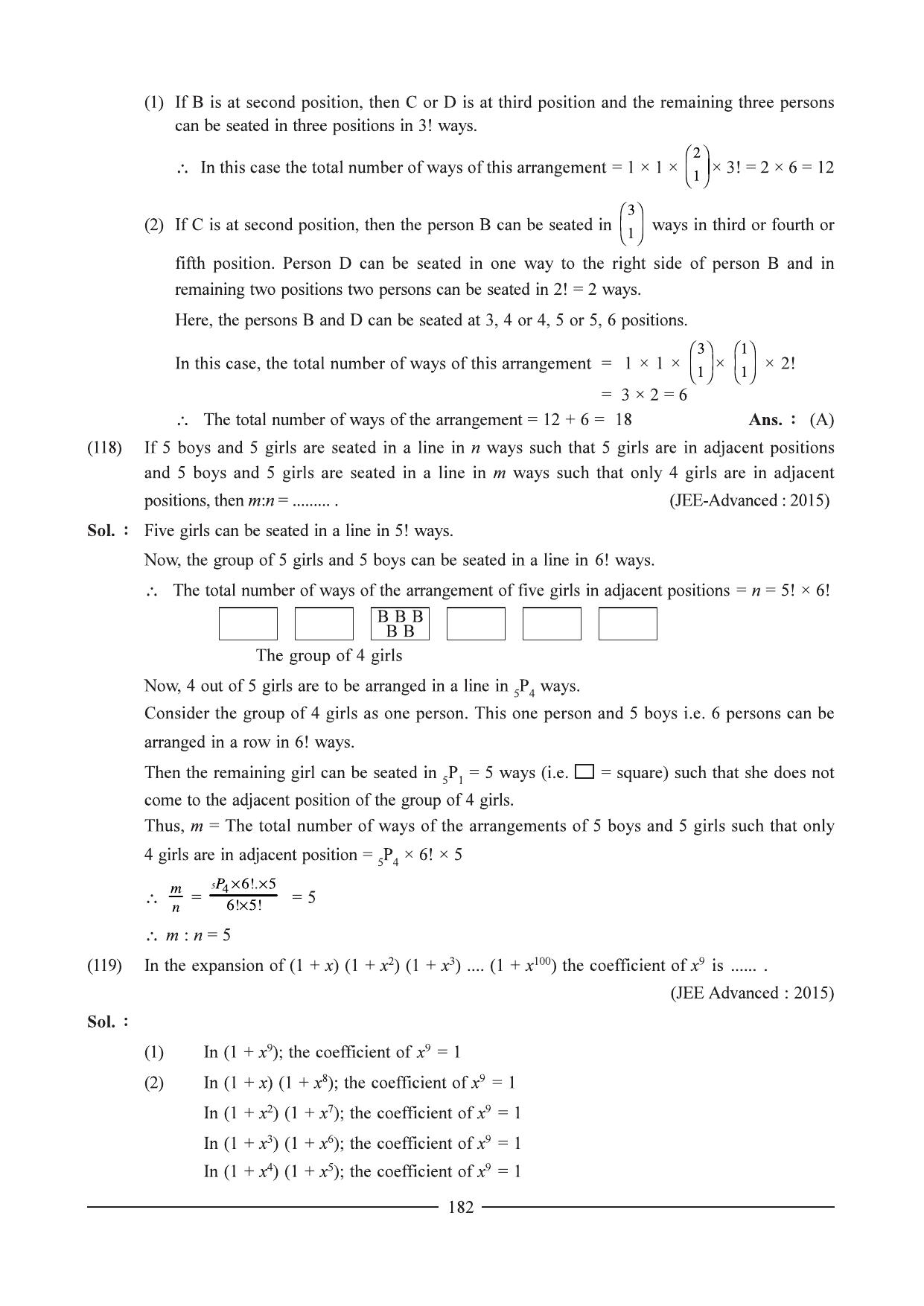 GSEB HSC Maths 1 Question Paper - Chapter 5 - Page 40