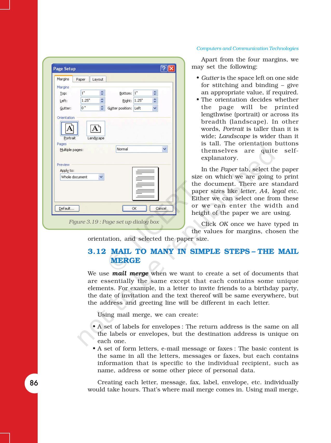 NCERT Book for Class 11 Computers Chapter 3 Word Processing Tool - Page 16