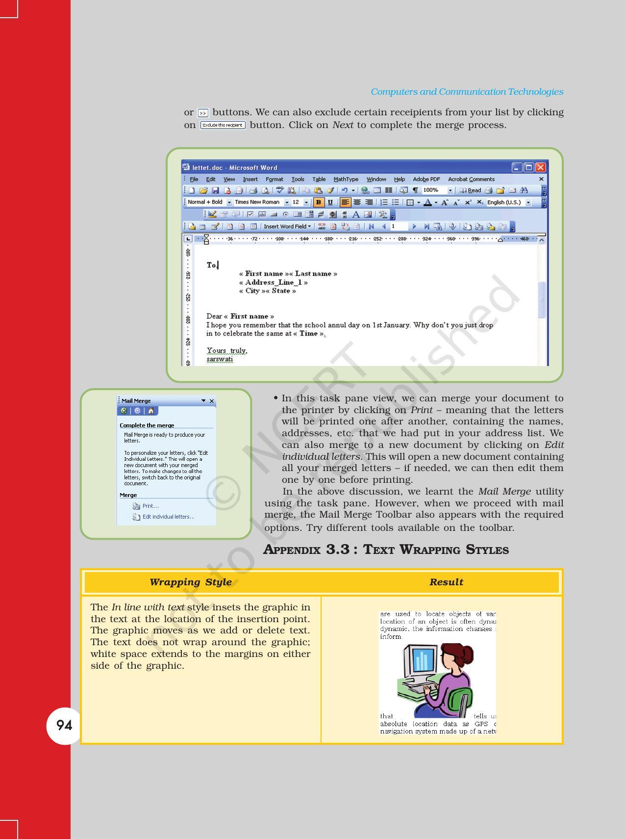 NCERT Book for Class 11 Computers Chapter 3 Word Processing Tool - Page 24