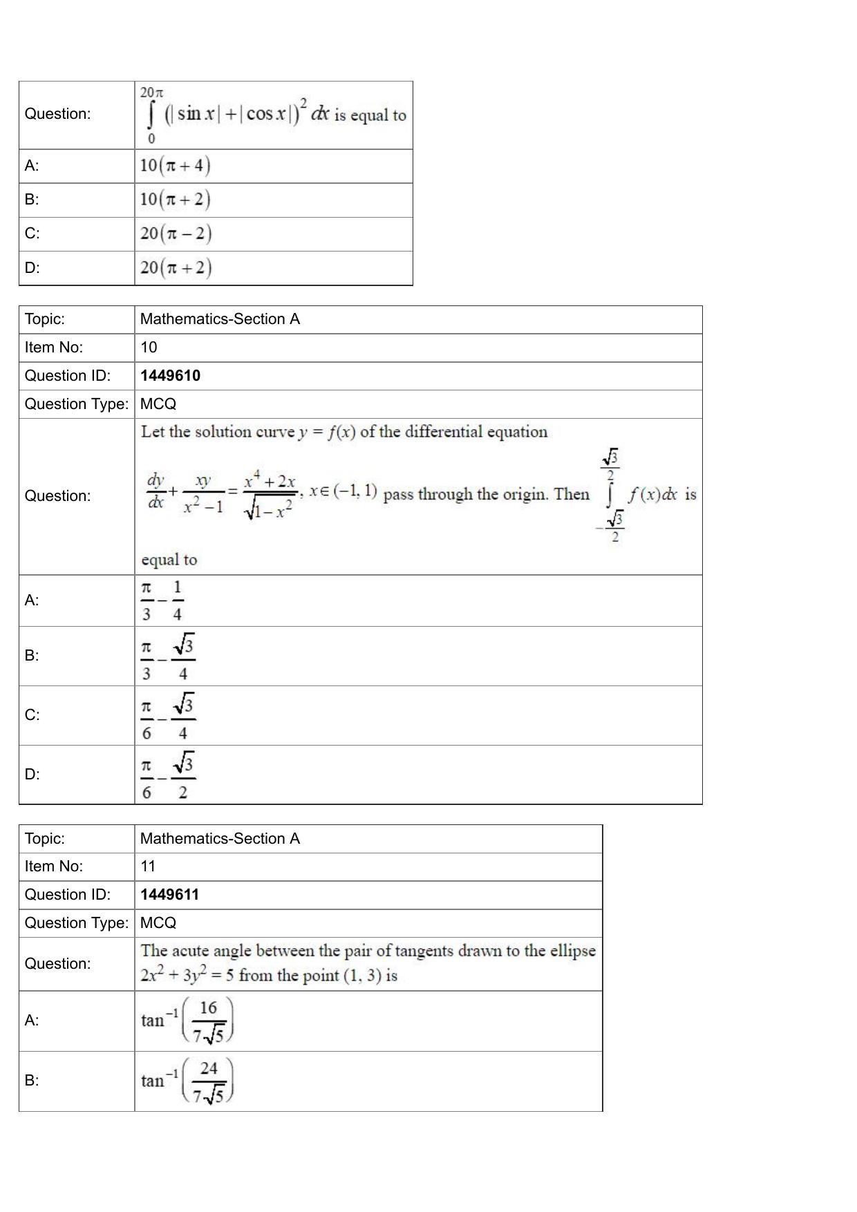 JEE Mains 2022: BTech English (Shift 2) 26-07-2022 Question Paper - Page 4
