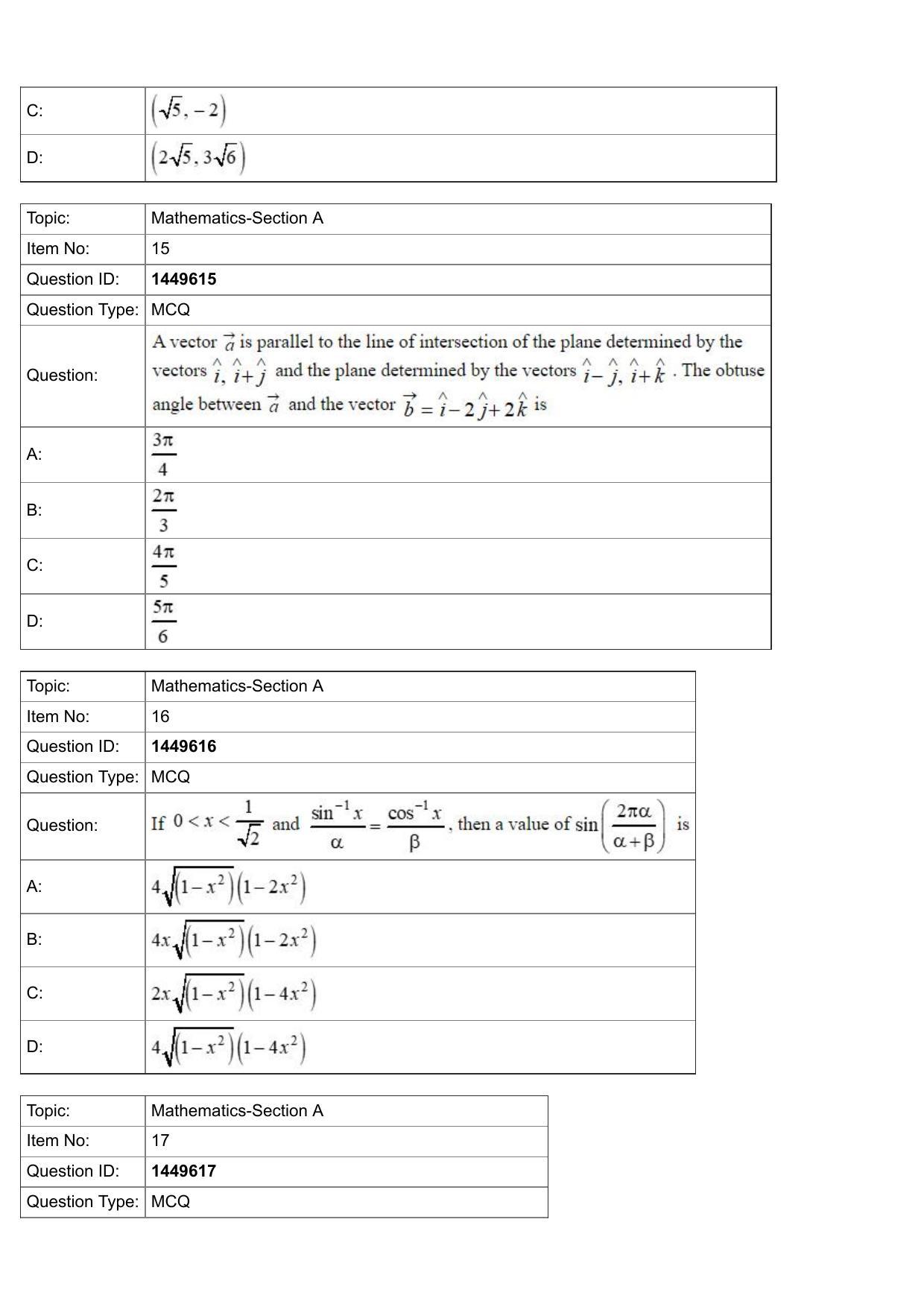 JEE Mains 2022: BTech English (Shift 2) 26-07-2022 Question Paper - Page 6